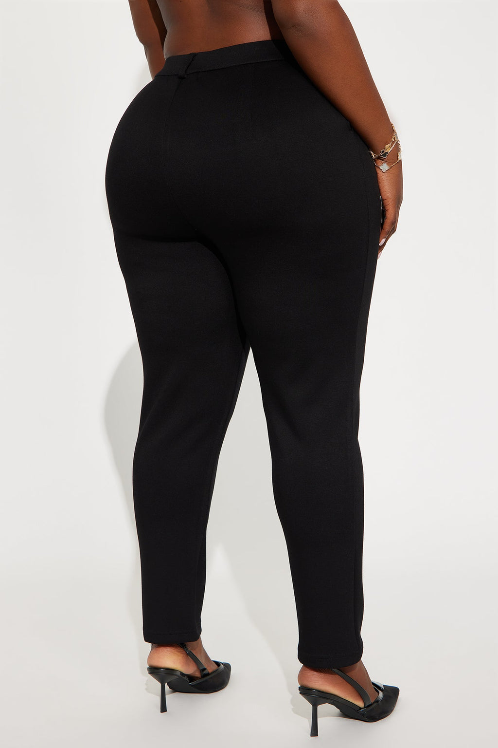 Lolana Ponte Skinny Pant - Black