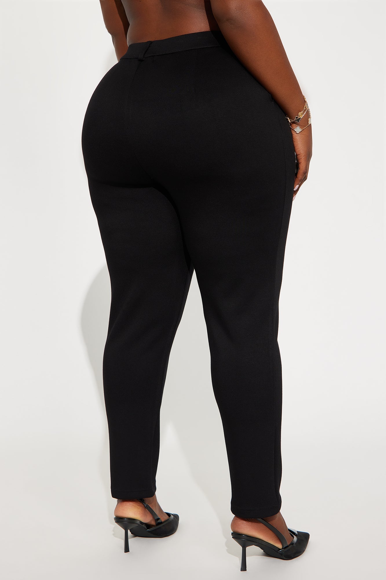 Lolana Ponte Skinny Pant - Black