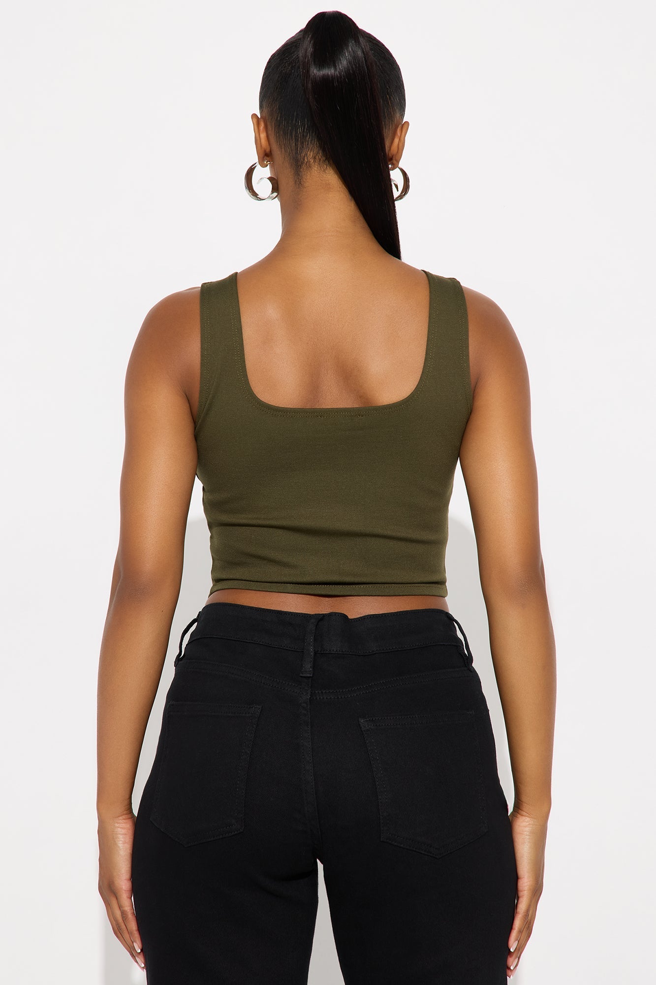 Belle Corset Top - Olive