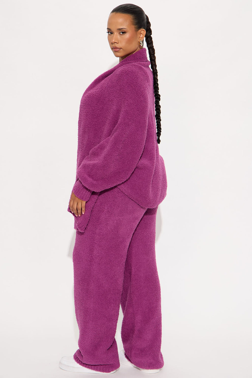 Living Cozy Pant Set - Plum 