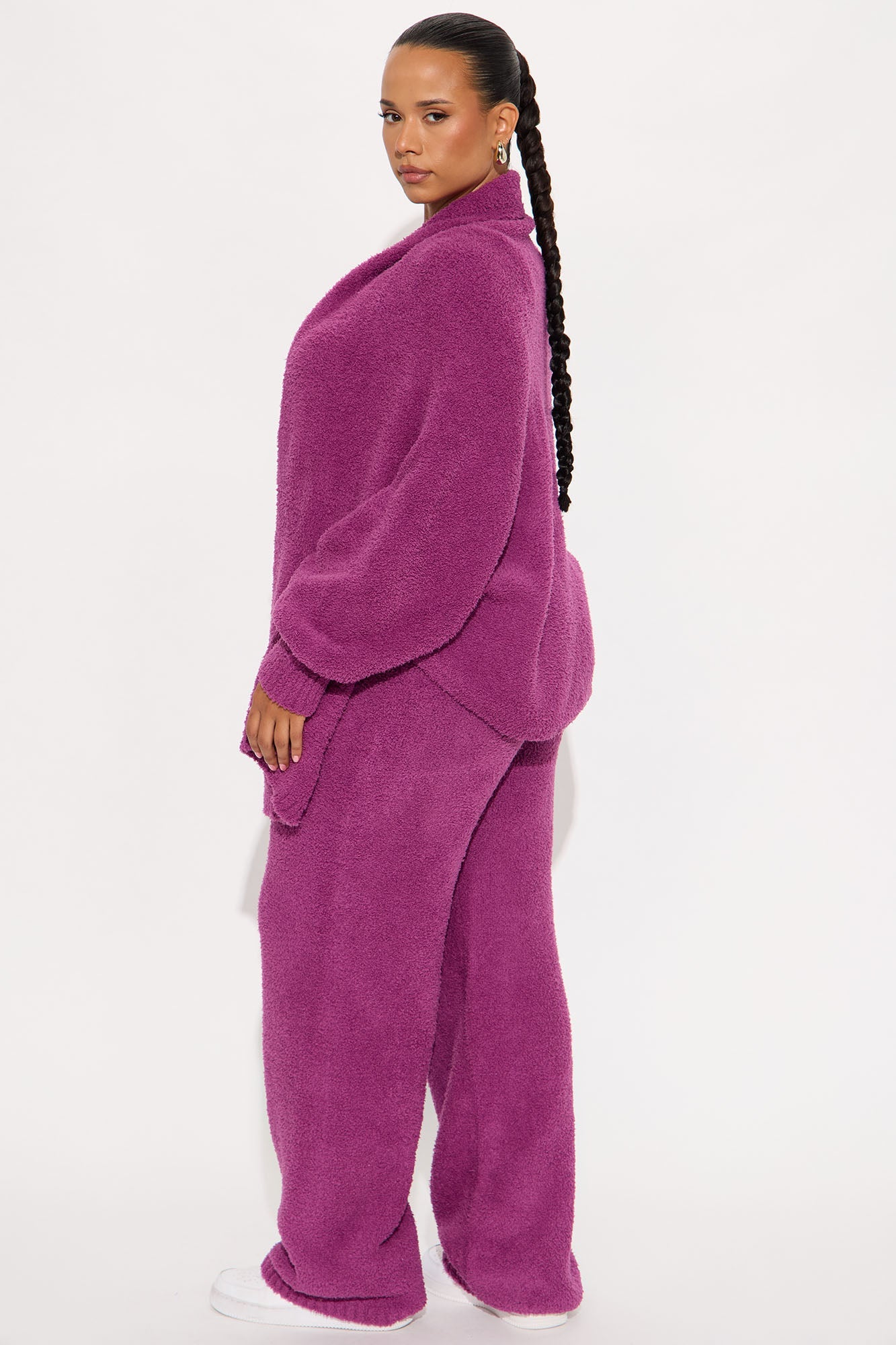 Living Cozy Pant Set - Plum 