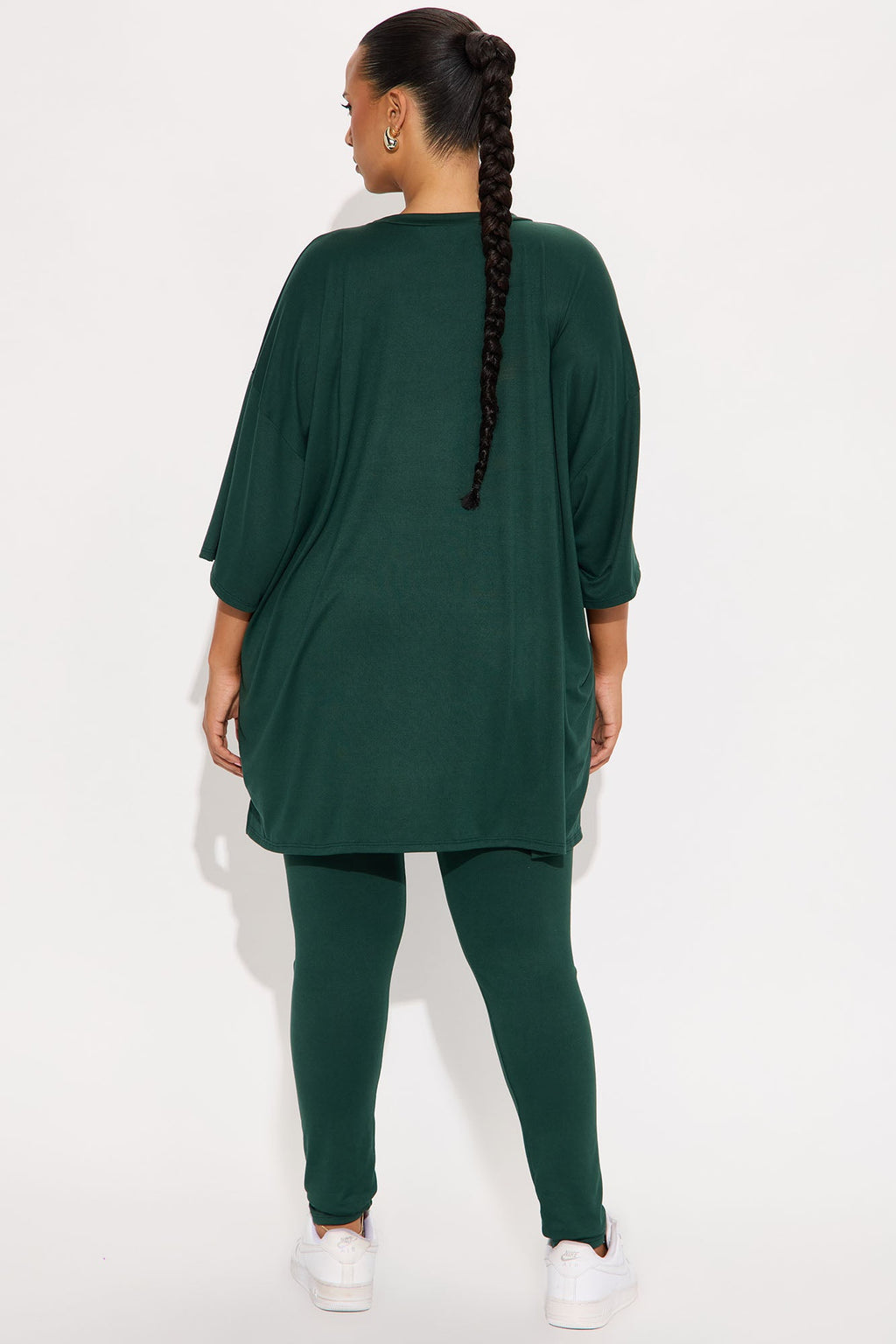 NYC Oversized T-shirt Leggings Set - Hunter