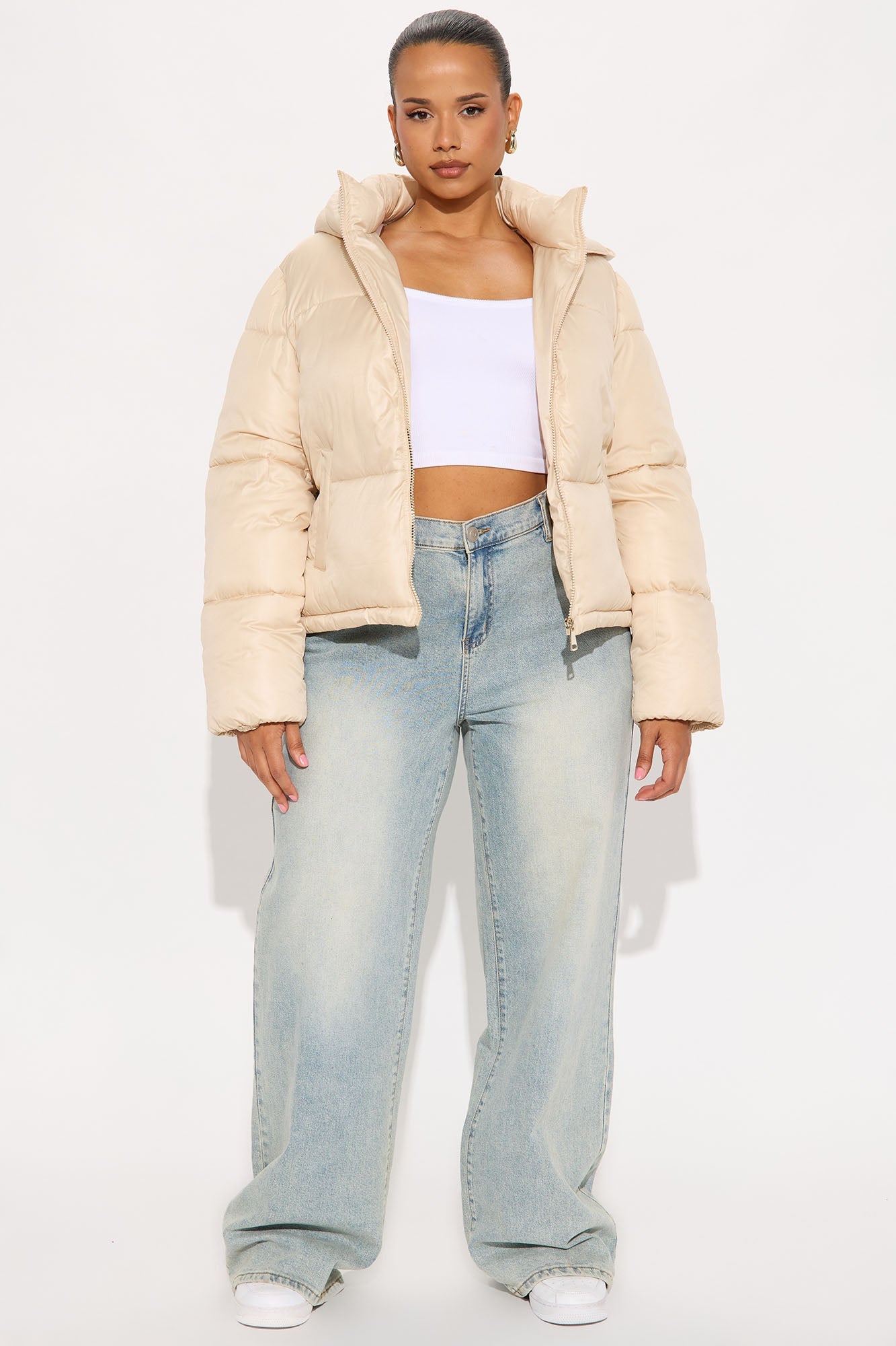 Don't Rain On My Puffer Jacket - Sand