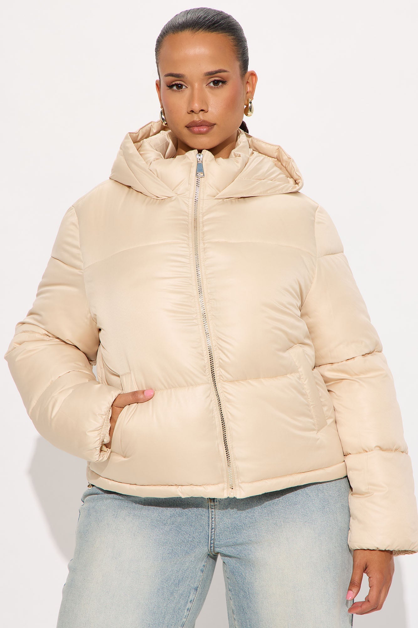 Don't Rain On My Puffer Jacket - Sand