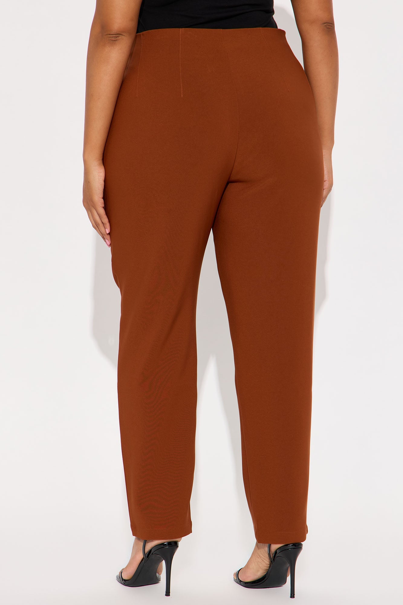 Power Play Skinny Trouser Pant 29″ - Cognac 