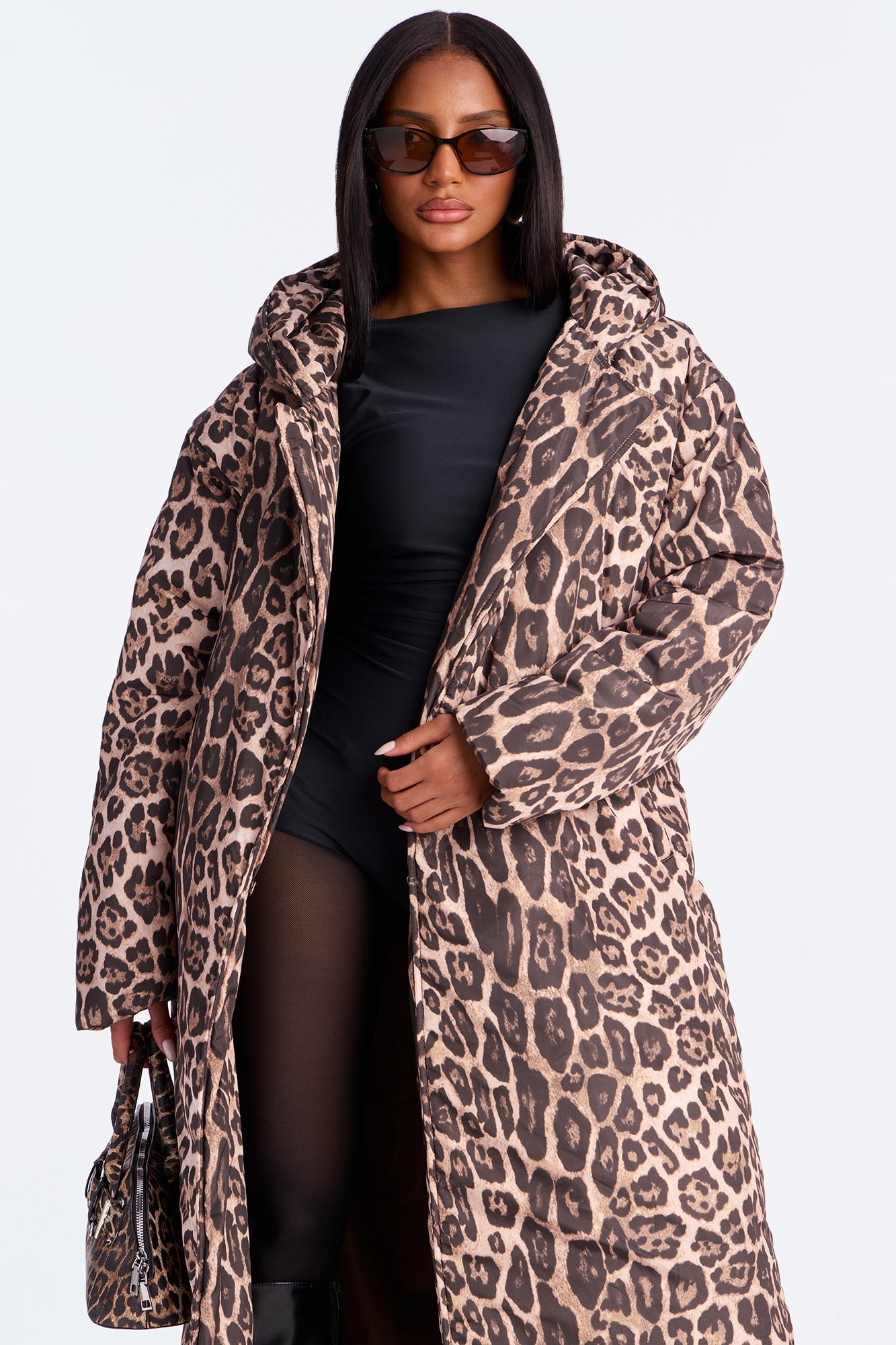 Lilith Leopard Puffer Coat - Leopard