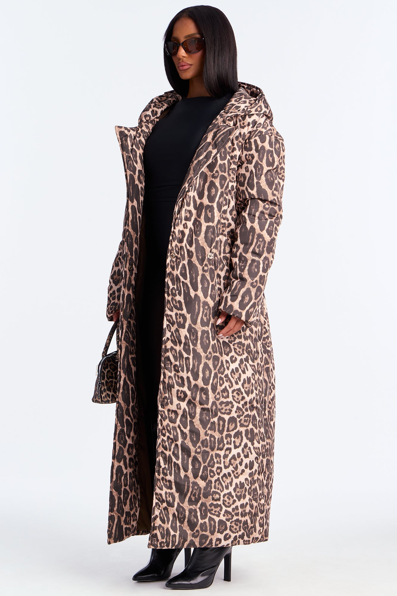 Lilith Leopard Puffer Coat - Leopard