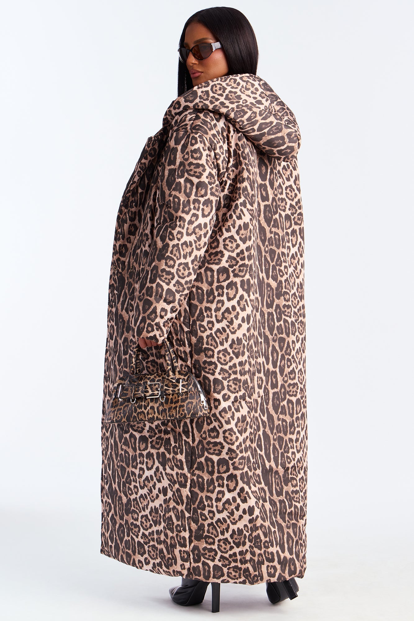Lilith Leopard Puffer Coat - Leopard