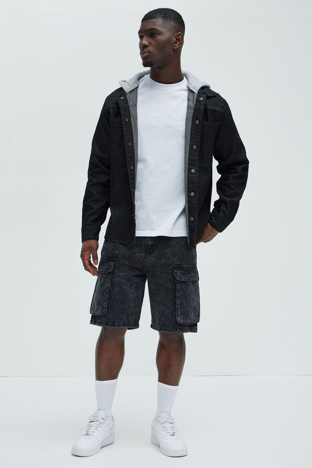 Clover Relaxed Shorts - Black