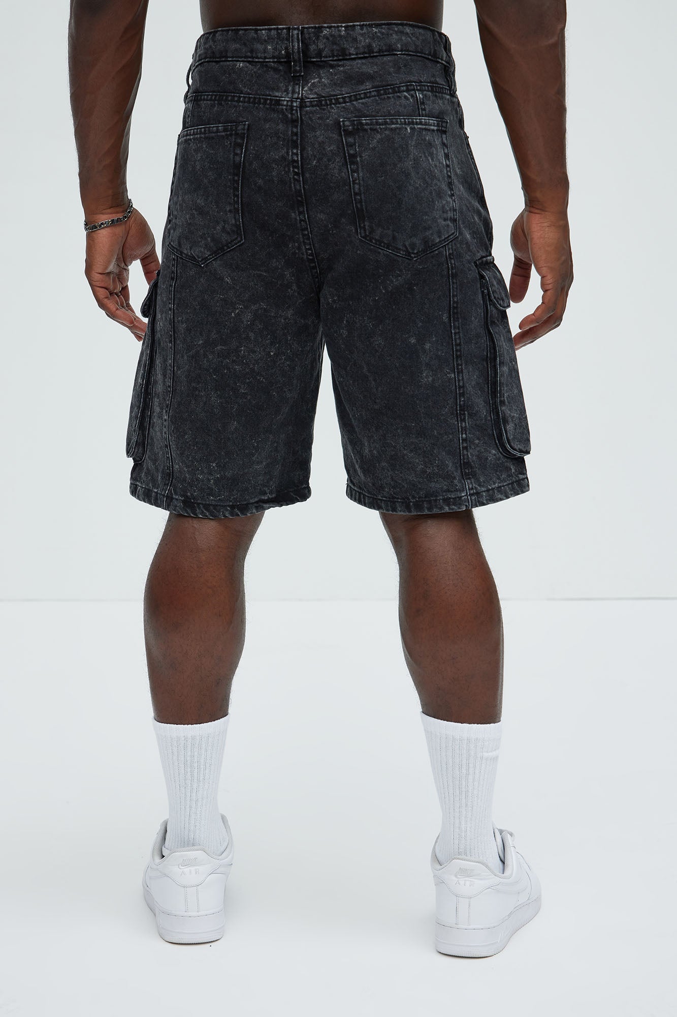 Clover Relaxed Shorts - Black