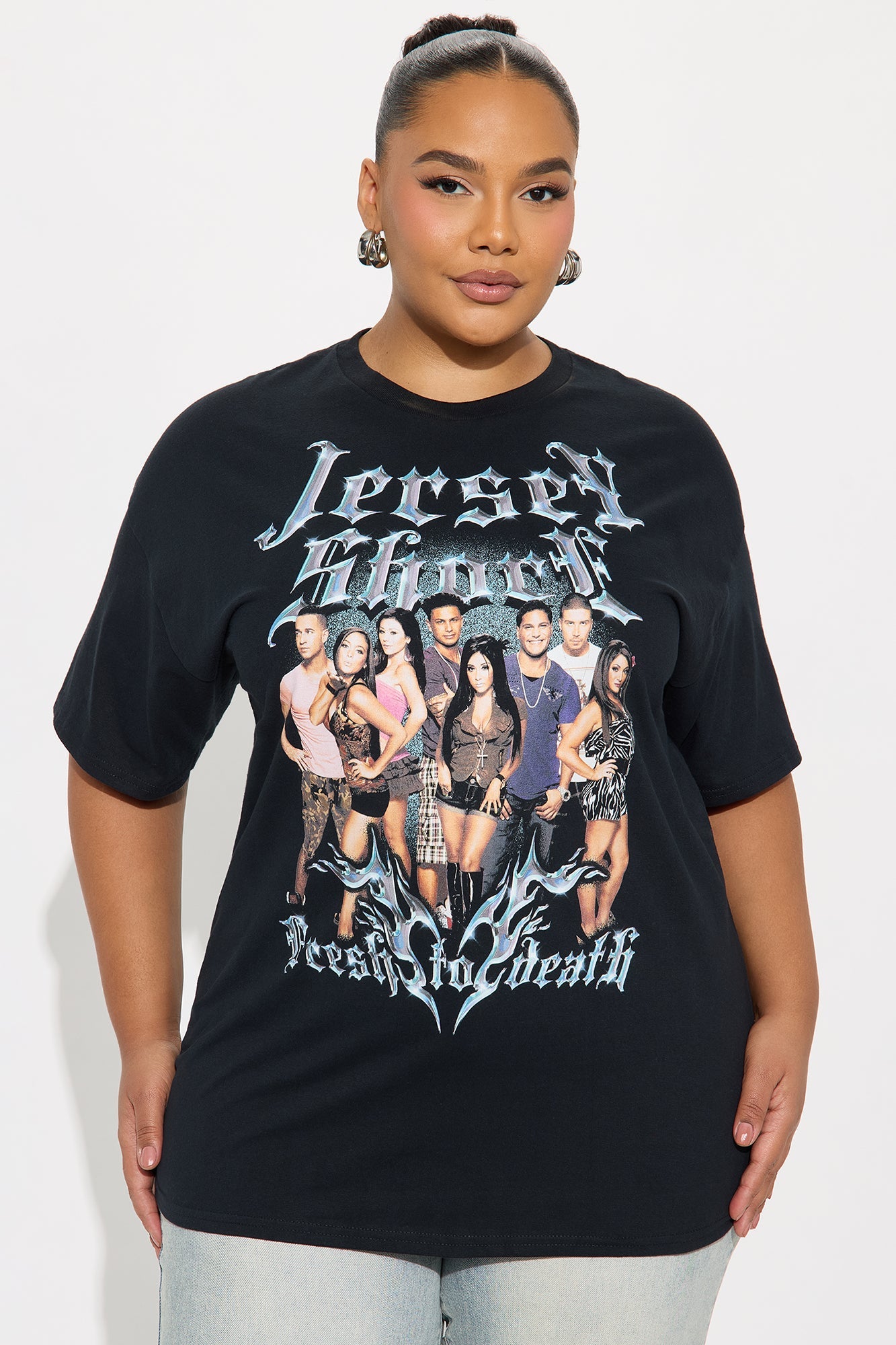 Jersey Shore Fresh To Death Tee - Black