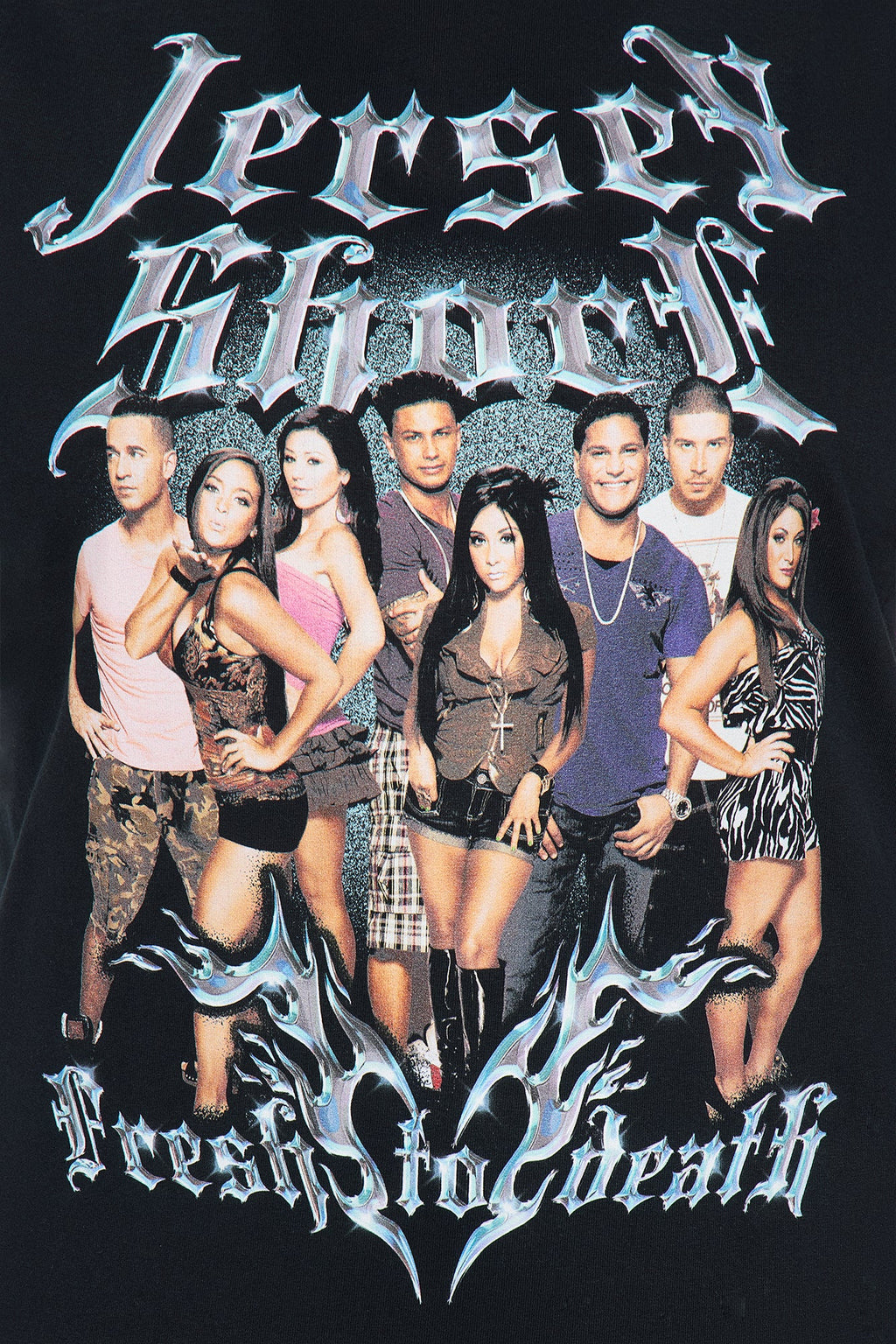 Jersey Shore Fresh To Death Tee - Black