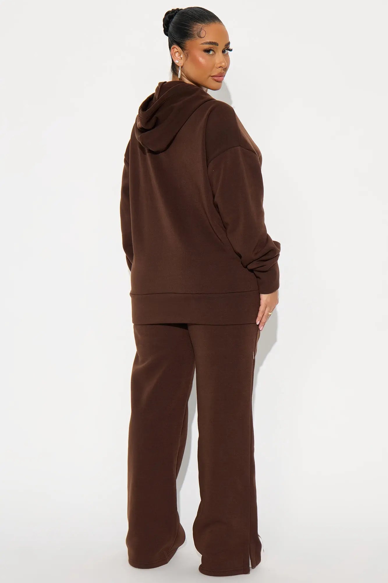 76' Champ Fleece Sweatsuit Set - Chocolate 