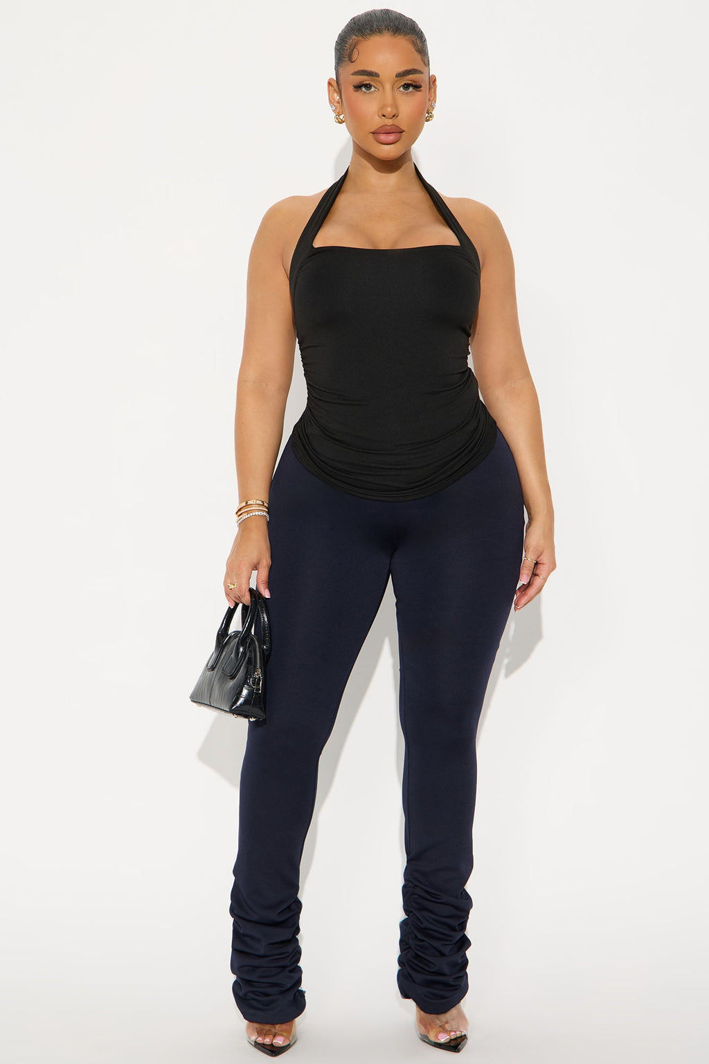 Love Galore Stacked Legging - Midnight Blue 