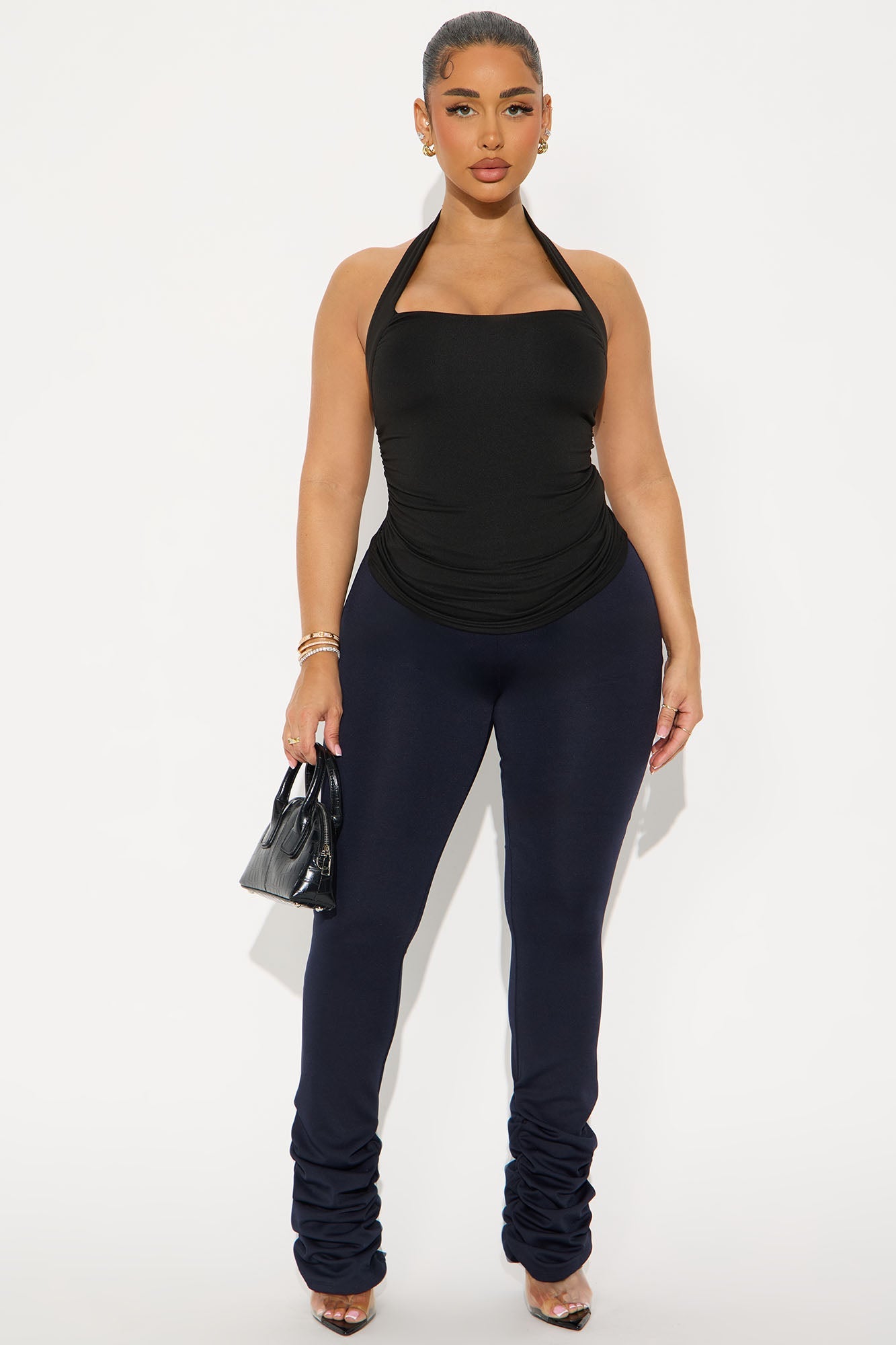 Love Galore Stacked Legging - Midnight Blue 
