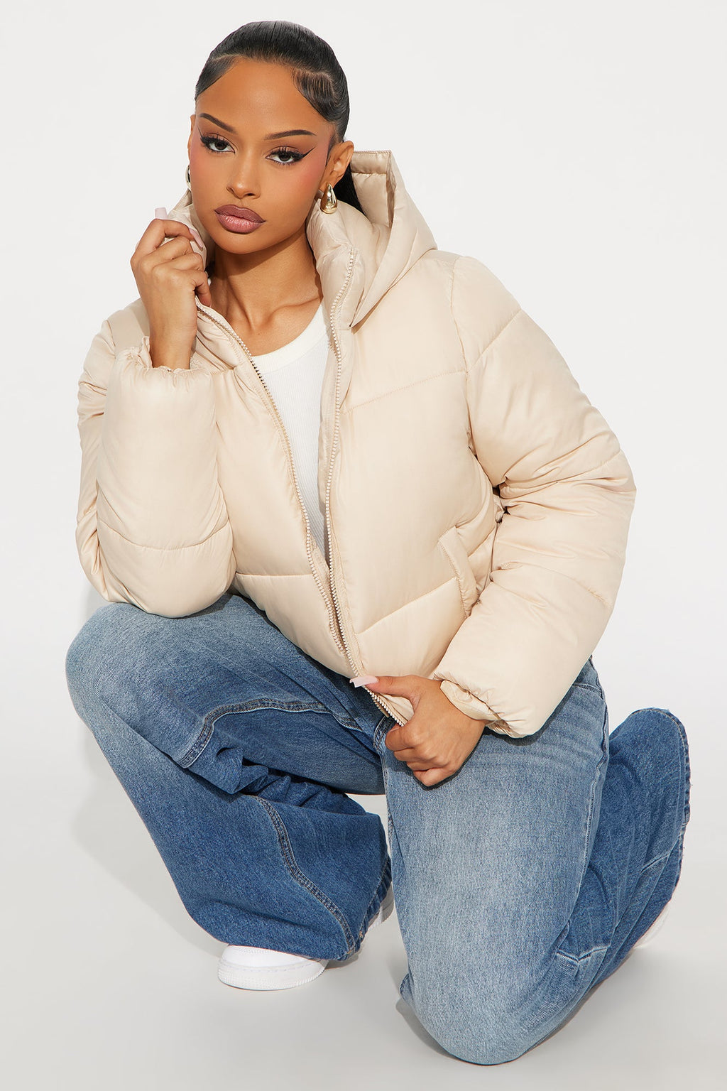 Don't Rain On My Puffer Jacket - Sand