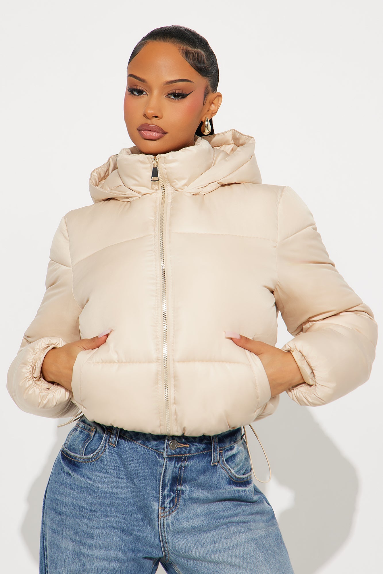 Don't Rain On My Puffer Jacket - Sand
