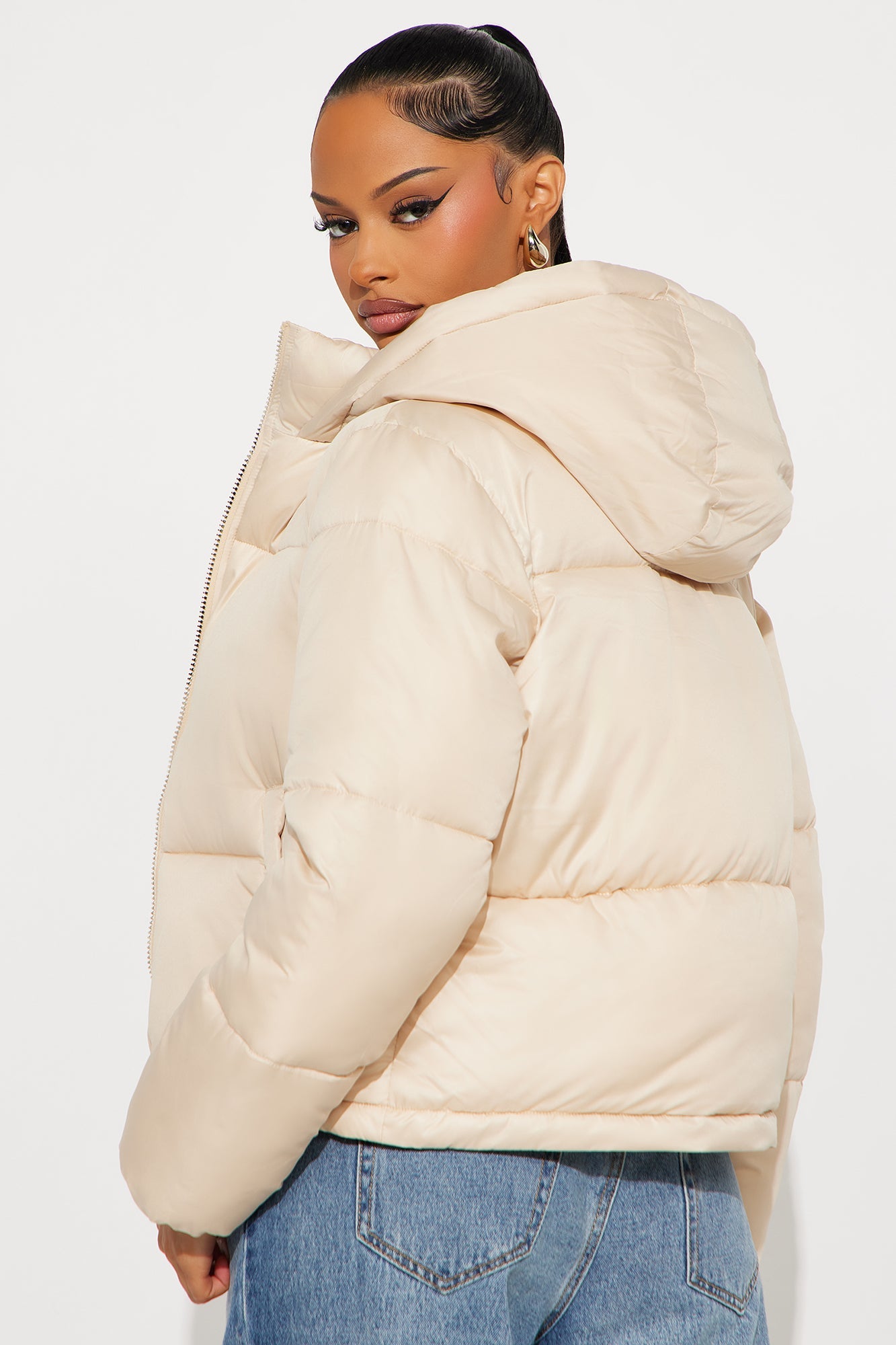 Don't Rain On My Puffer Jacket - Sand