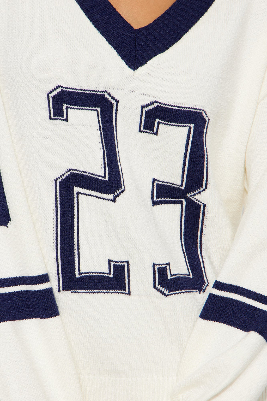Here For The Snacks Sweater Jersey - Ivory/combo