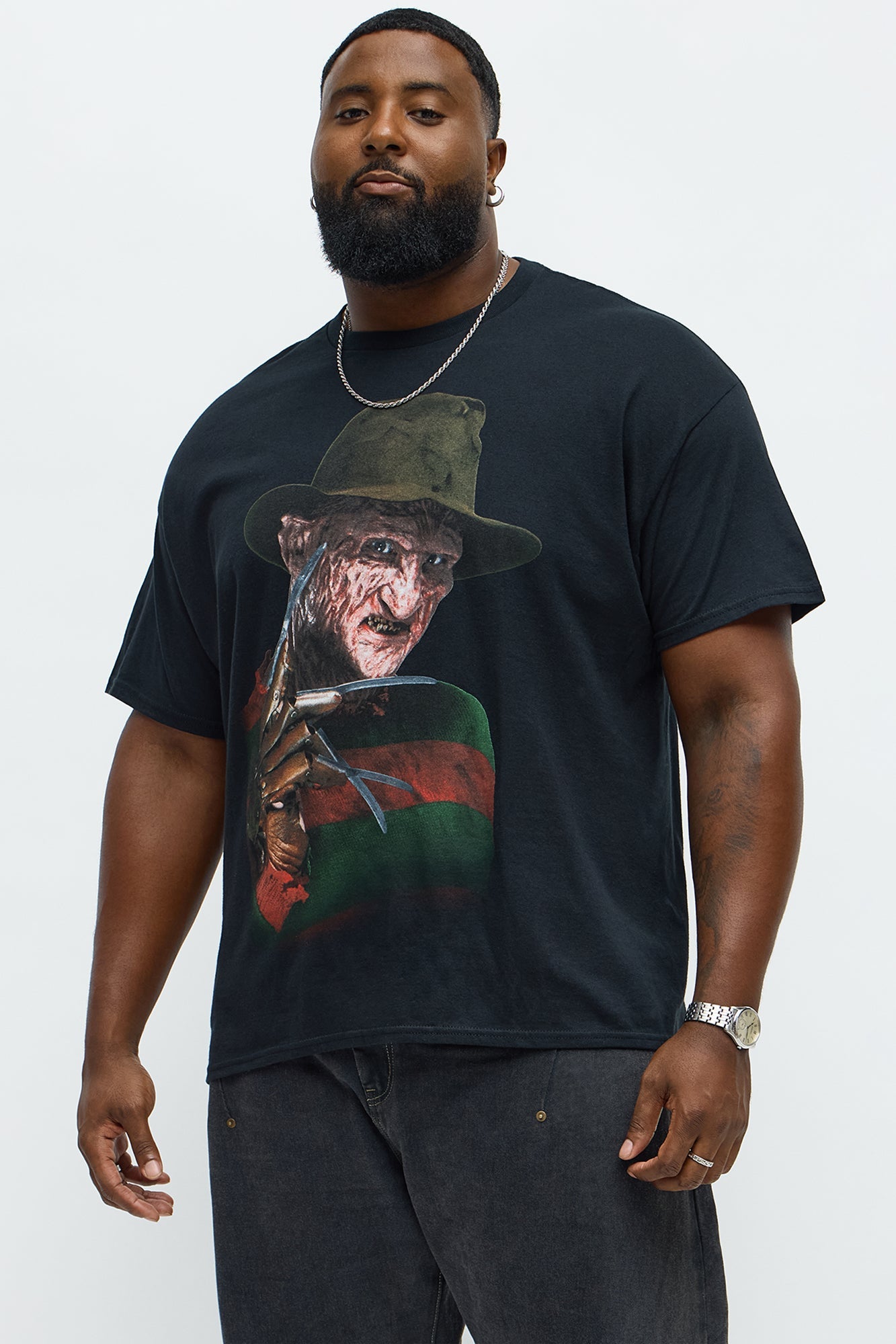 Nightmare On Elm Street Freddy I Am Eternal Short Sleeve Tee - Black