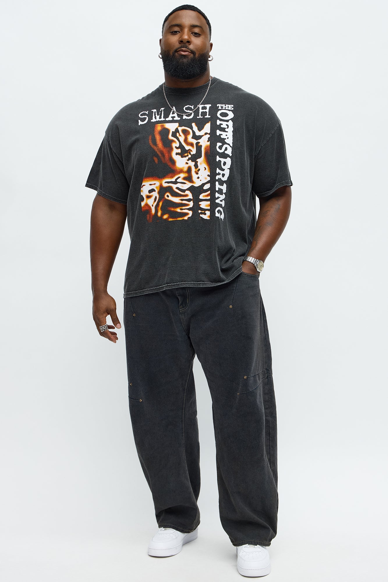 The Offspring Smash Vintage Short Sleeve Tee - Black Wash