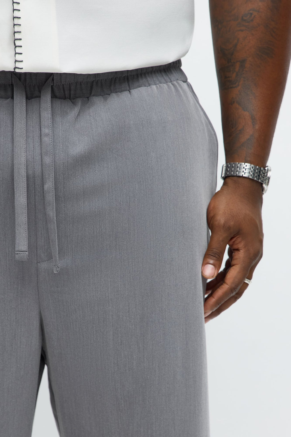 Baggy Erod Ewaist Pant - Grey