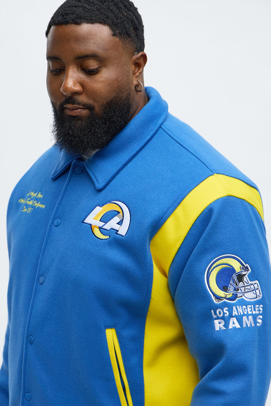 Rams Air Supremacy Jacket - Gold/Blue