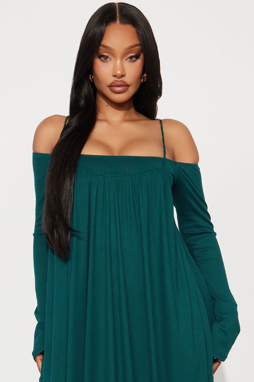 Between Us Maxi Dress Set - Hunter