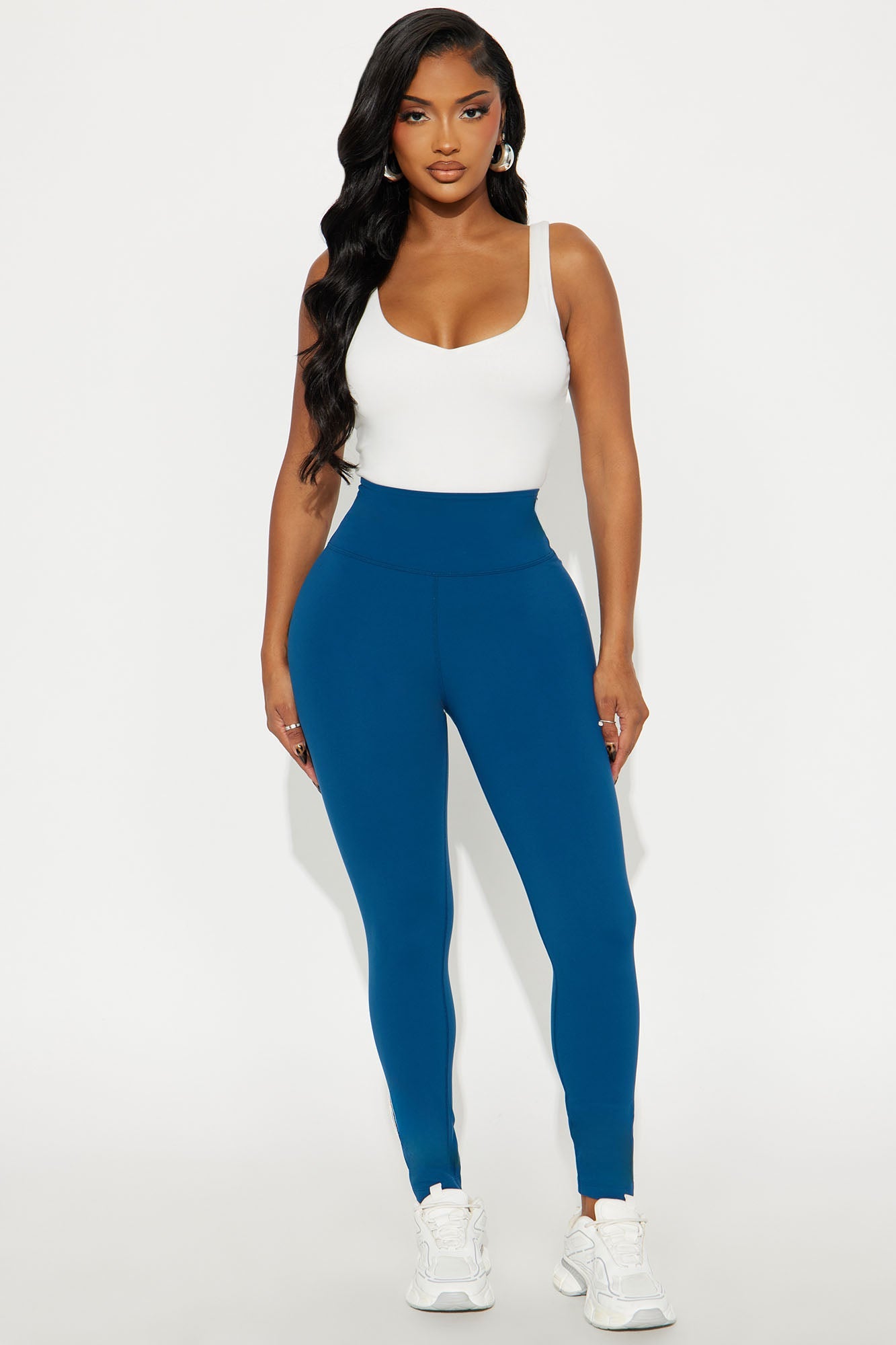 Flex Appeal 7/8 Super Soft Active Legging - Navy