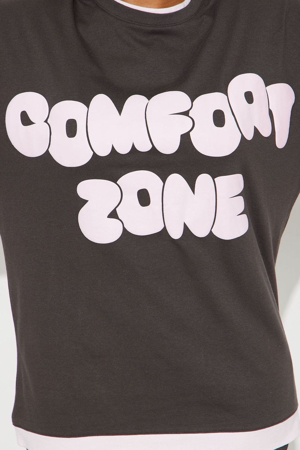 Comfort Zone Oversized T-Shirt Legging Set - Charcoal