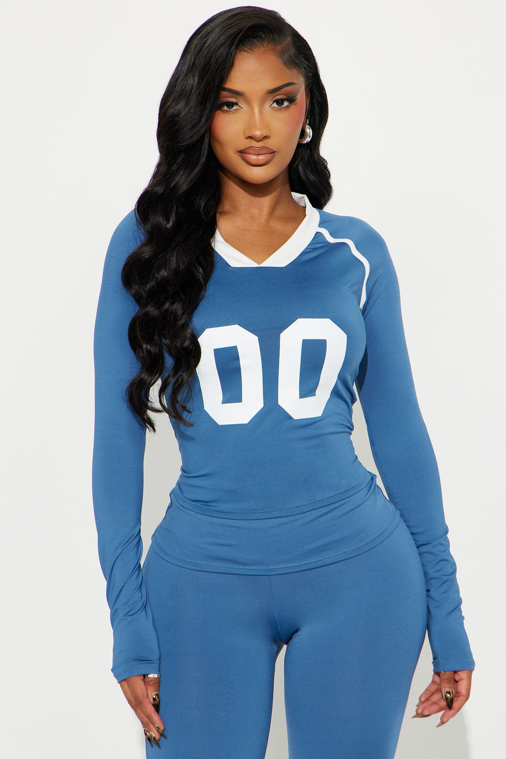 Court Side Cutie Pant Set - Blue