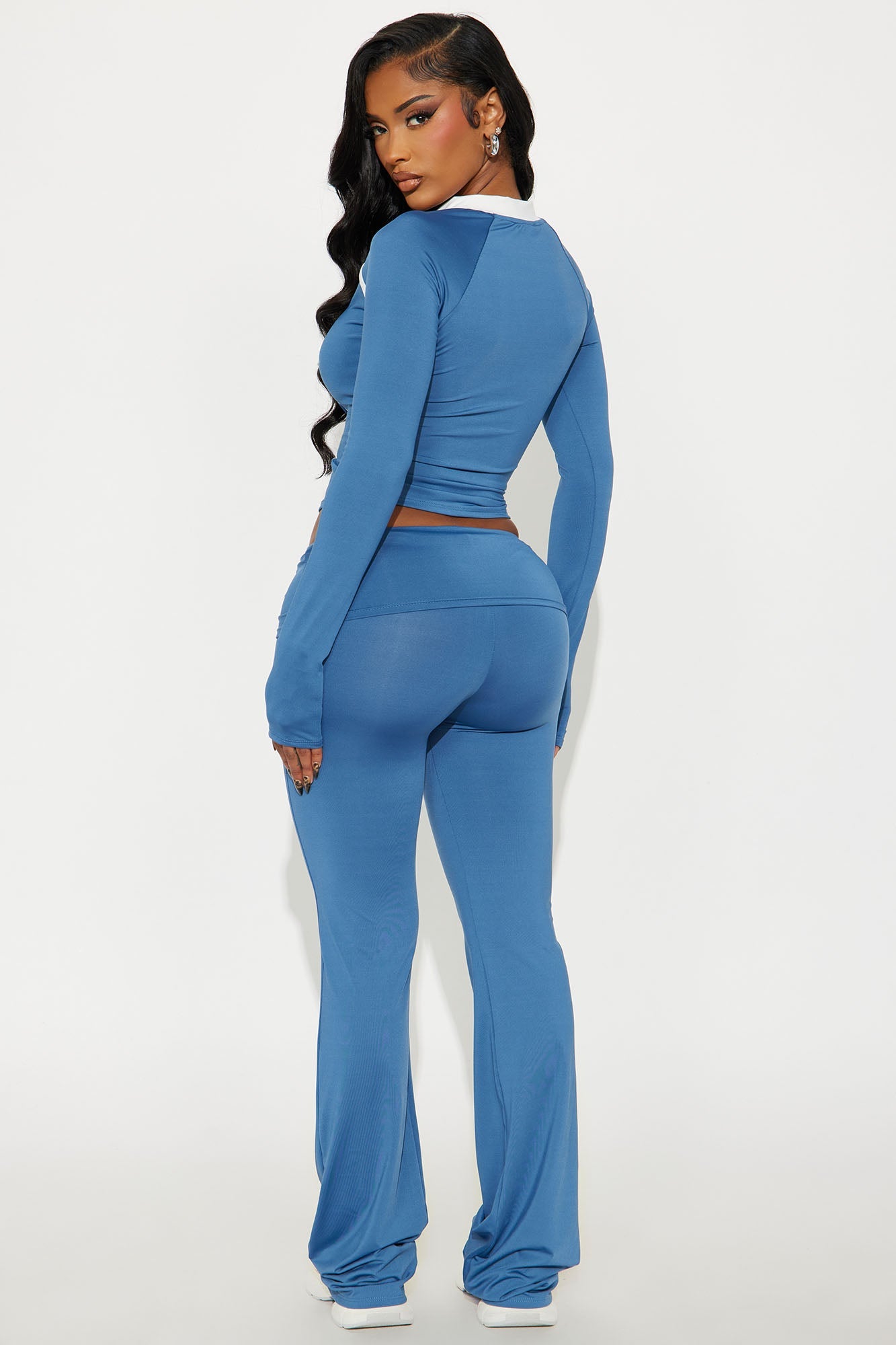 Court Side Cutie Pant Set - Blue