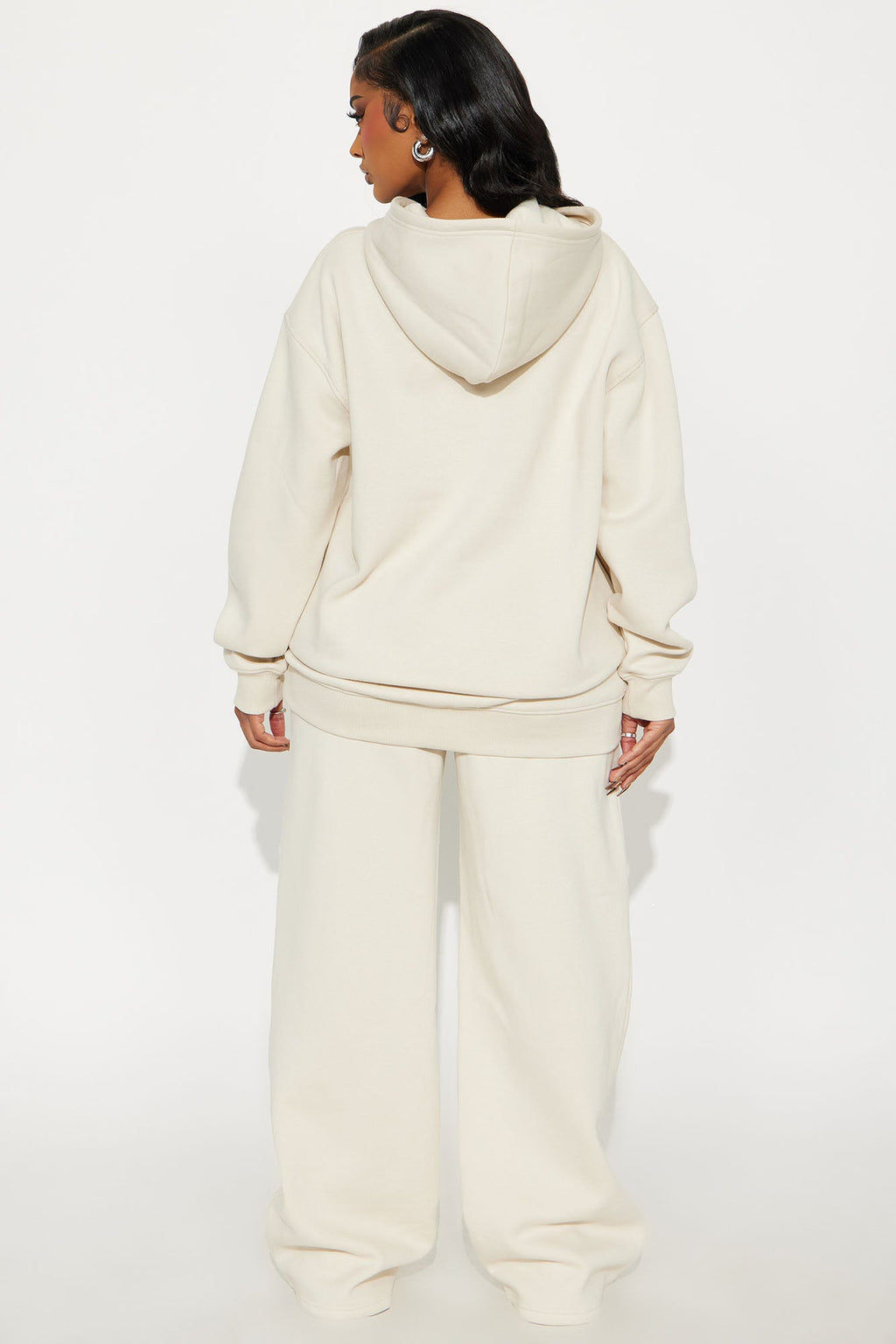 City Of Angels Fleece Pant Set - Taupe