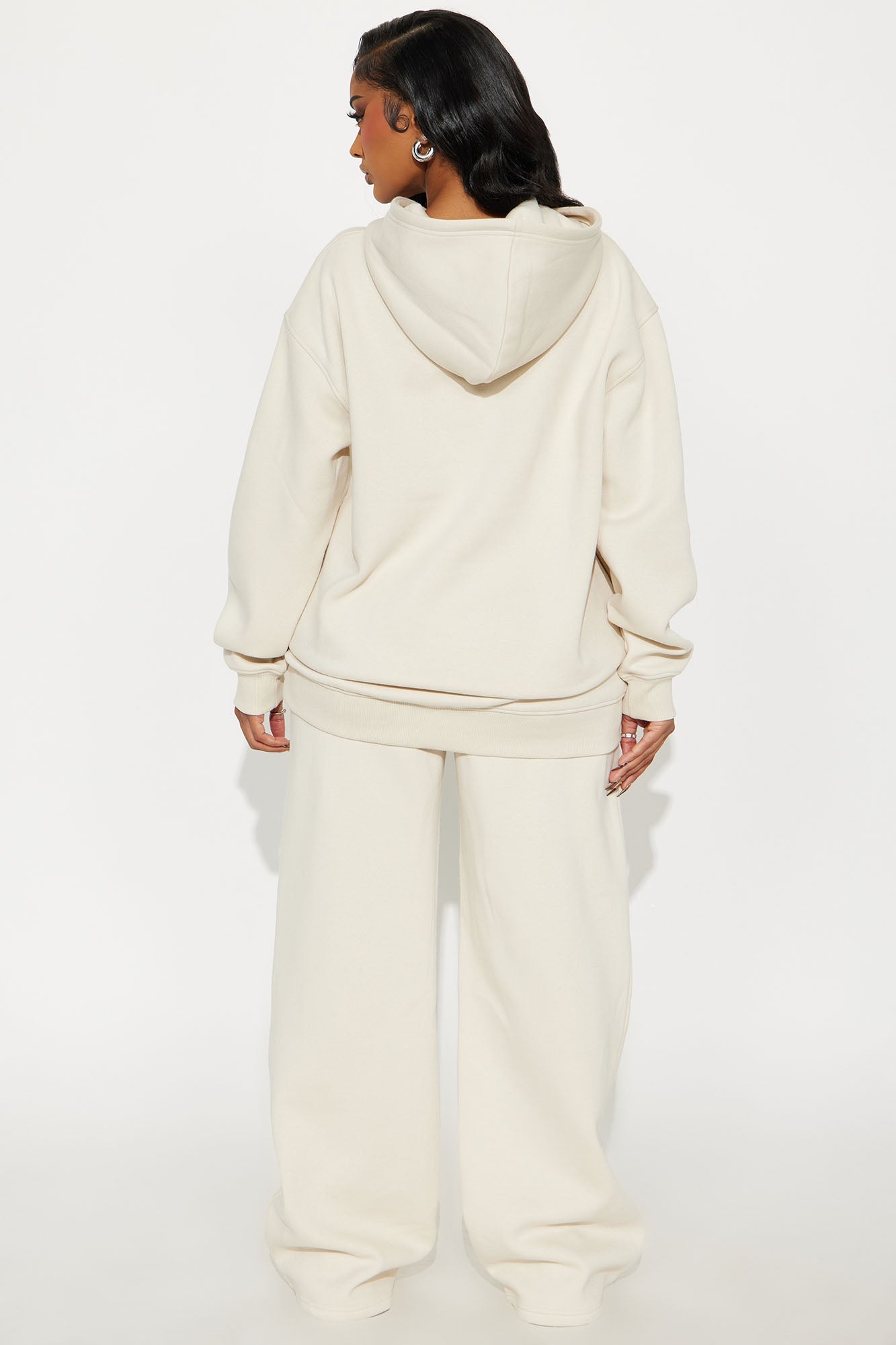City Of Angels Fleece Pant Set - Taupe