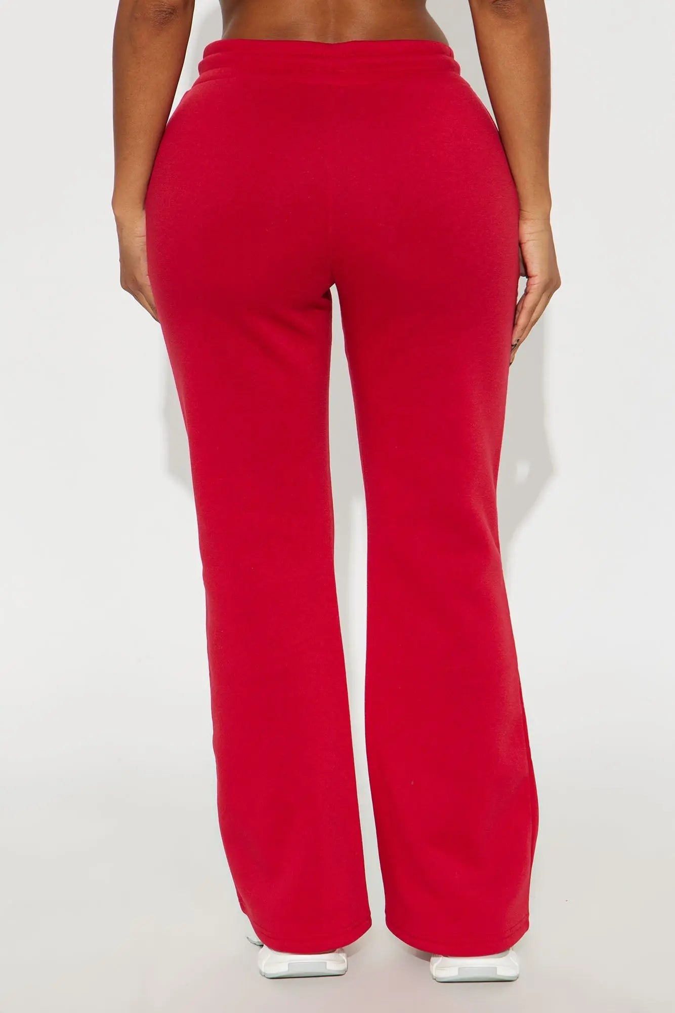 Candice Petite Lounge Flare Pant - Red 