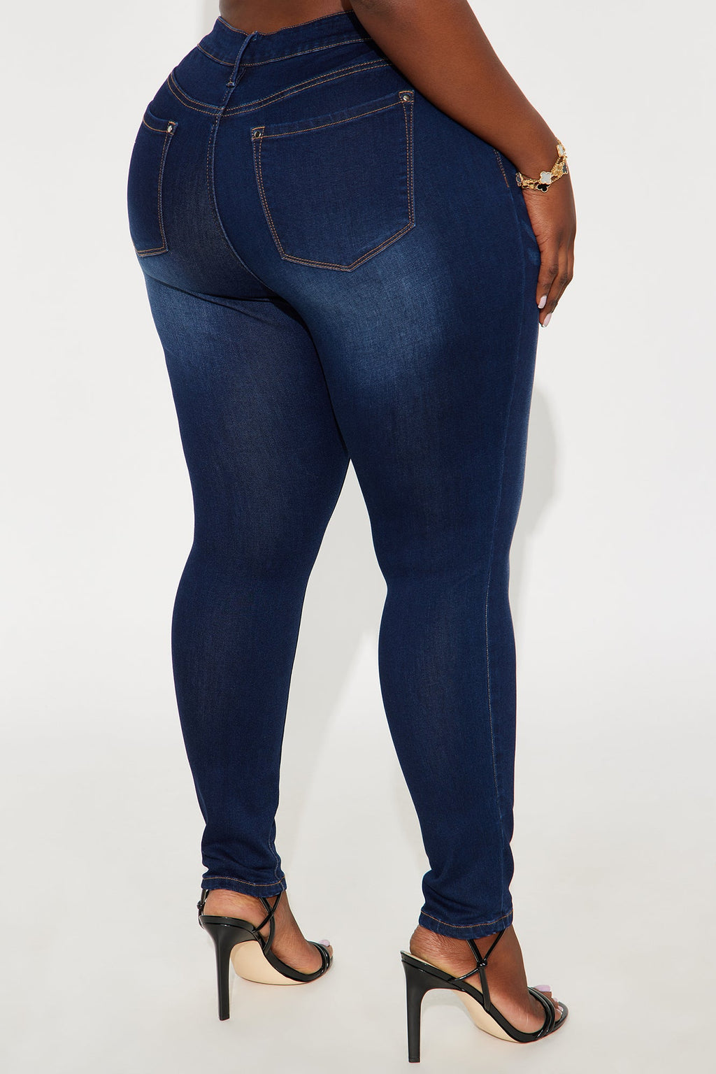 Soft Touch Skinny Jeans - Dark Wash