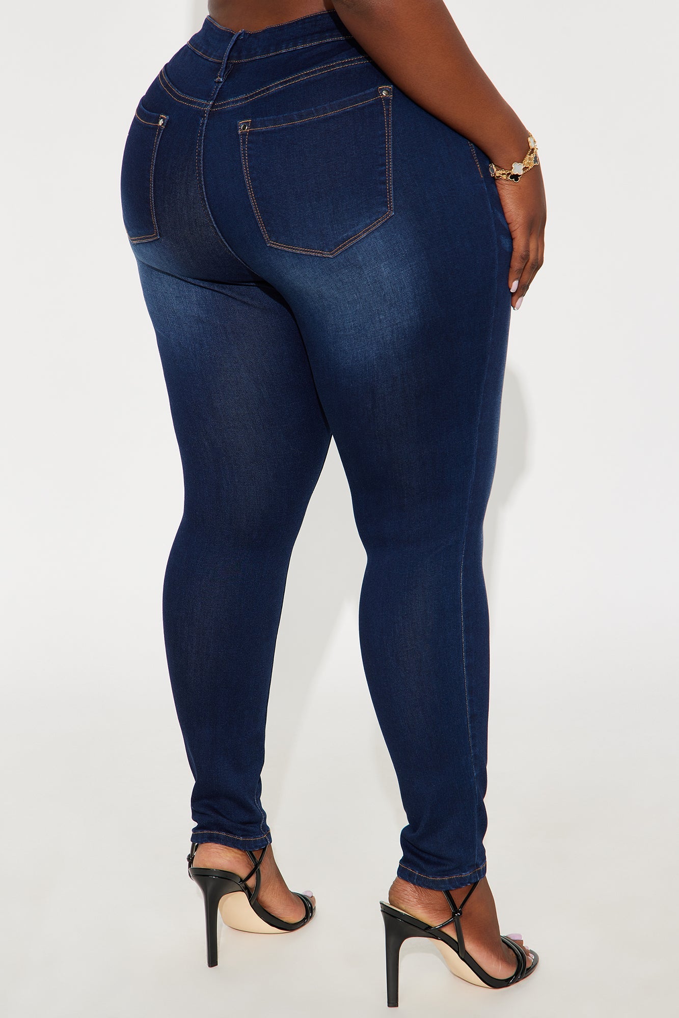 Soft Touch Skinny Jeans - Dark Wash