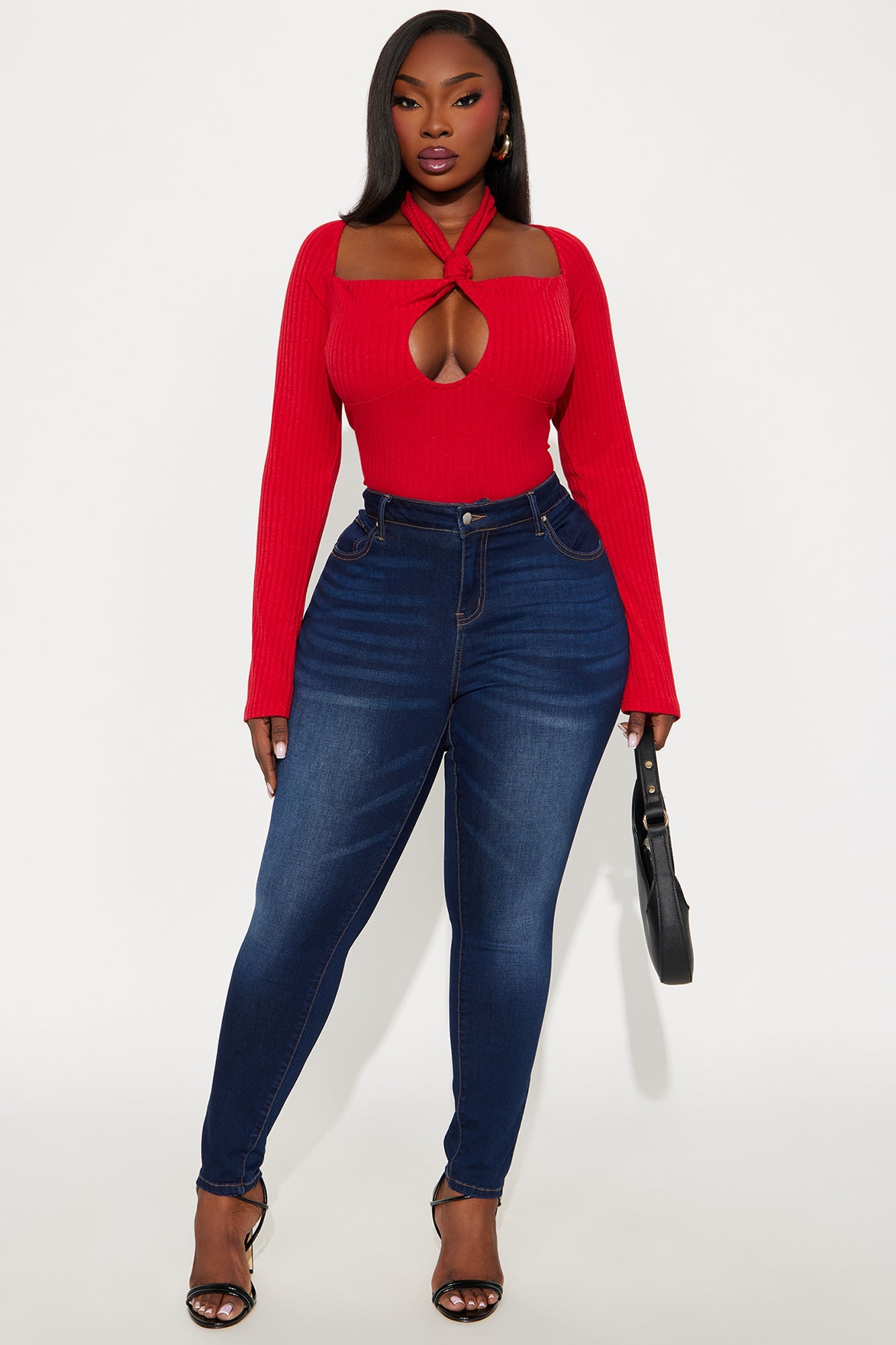 Soft Touch Skinny Jeans - Dark Wash