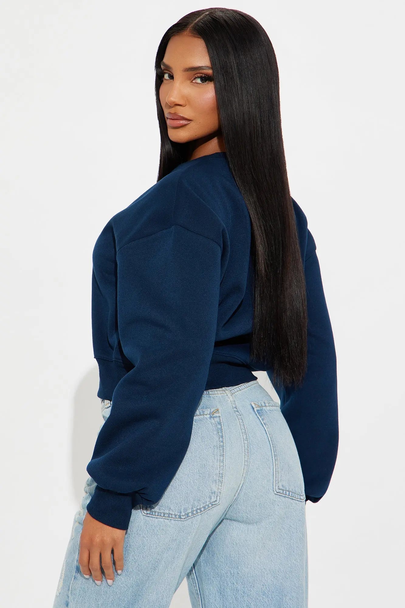 Candice Lounge Crew Neck - Navy 