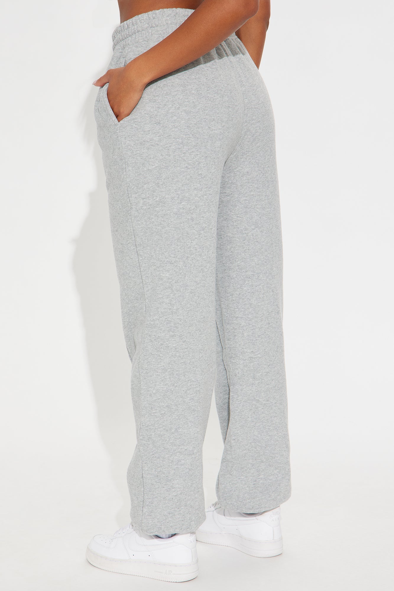 Defined Comfort Fleece Jogger - Heather Grey
