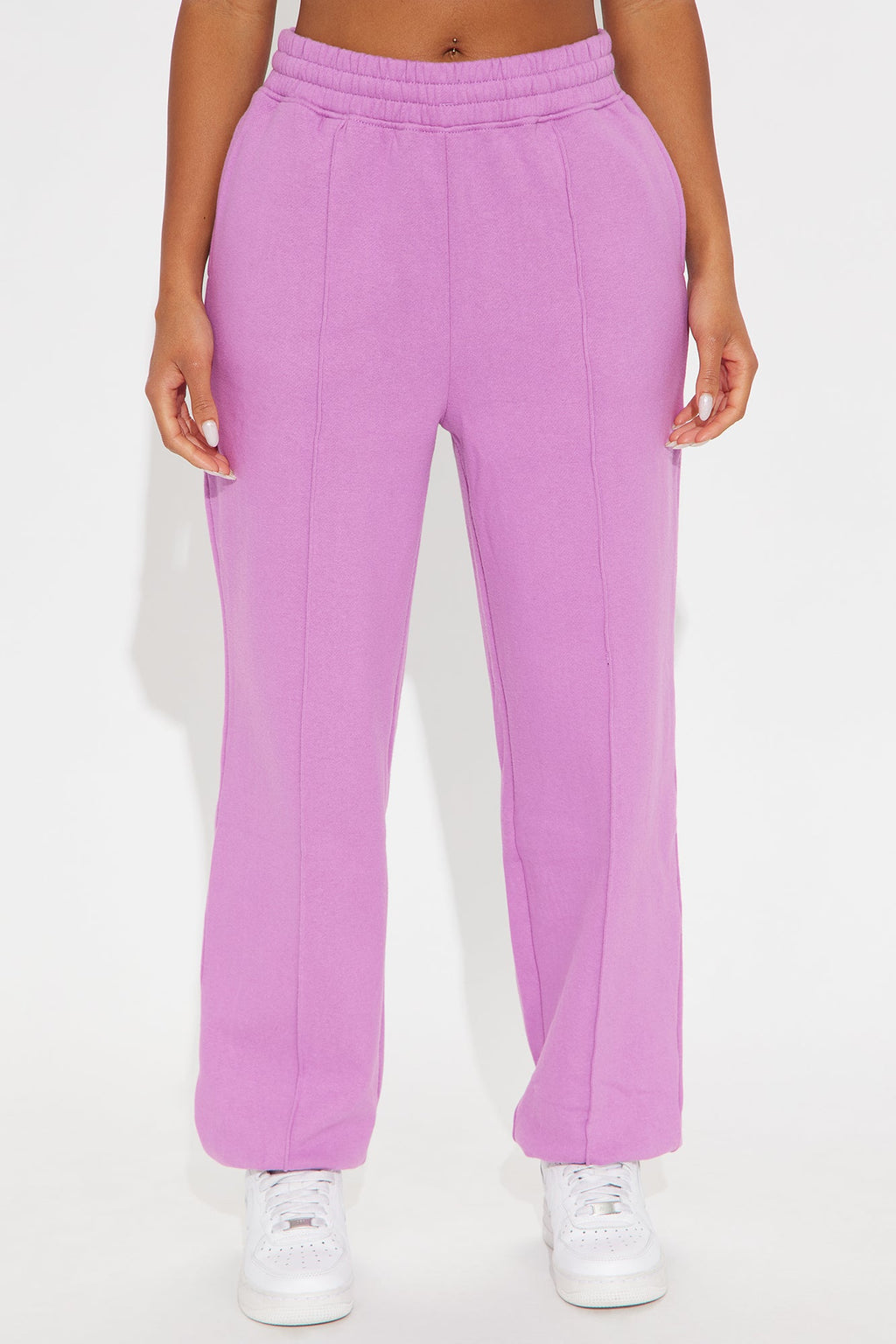 Defined Comfort Fleece Jogger - Plum