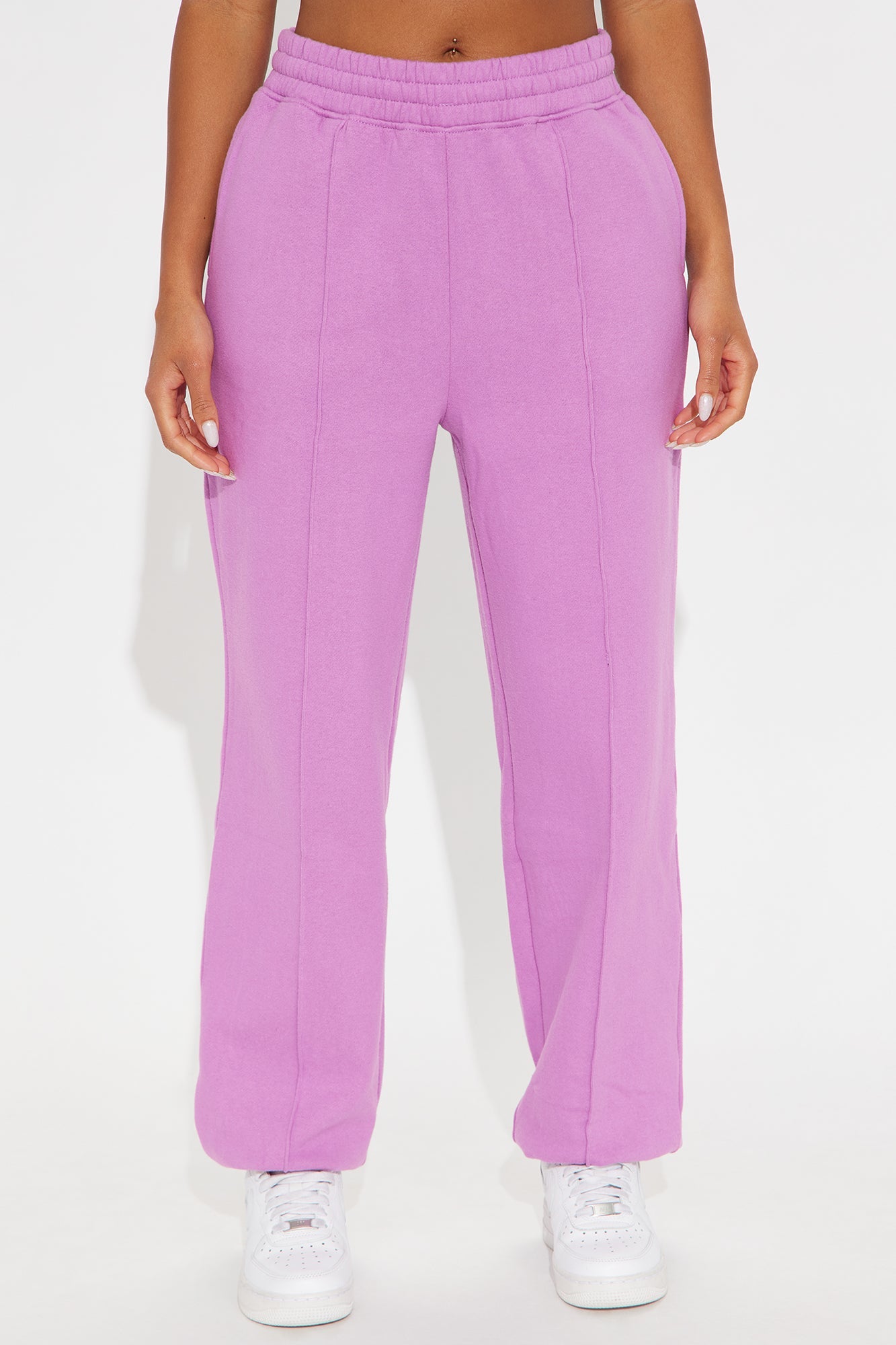 Defined Comfort Fleece Jogger - Plum