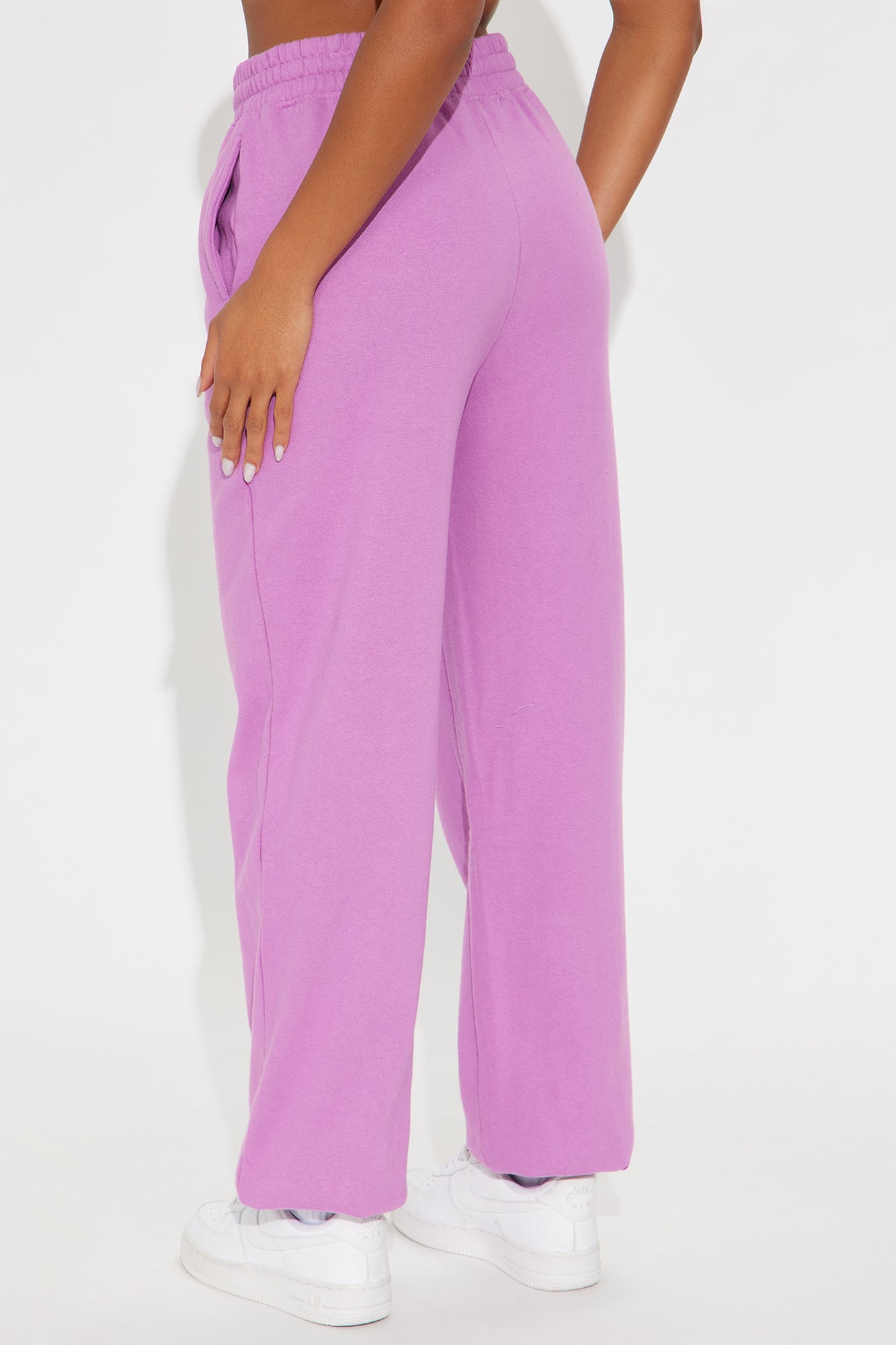 Defined Comfort Fleece Jogger - Plum