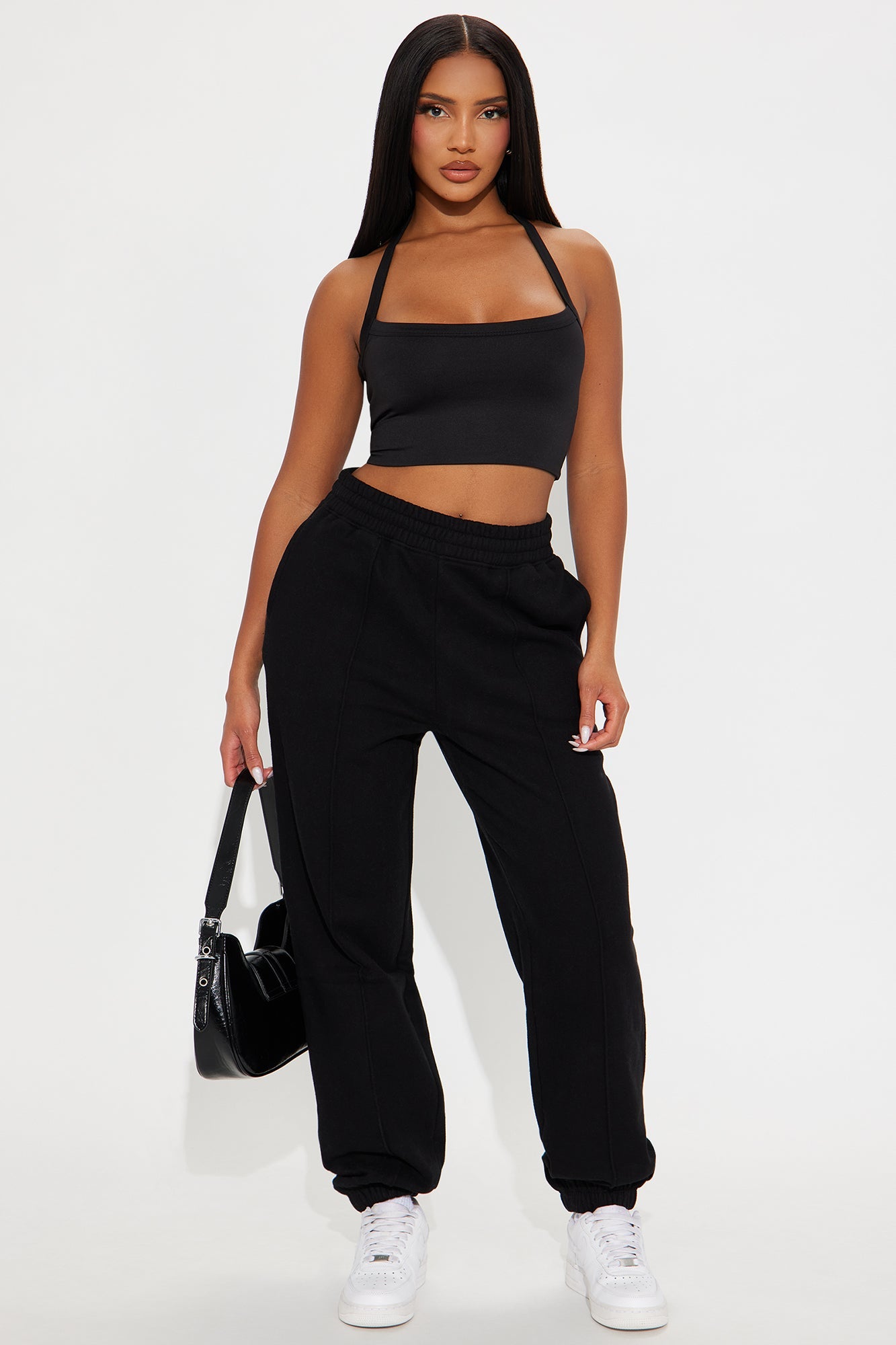 Defined Comfort Fleece Jogger - Black