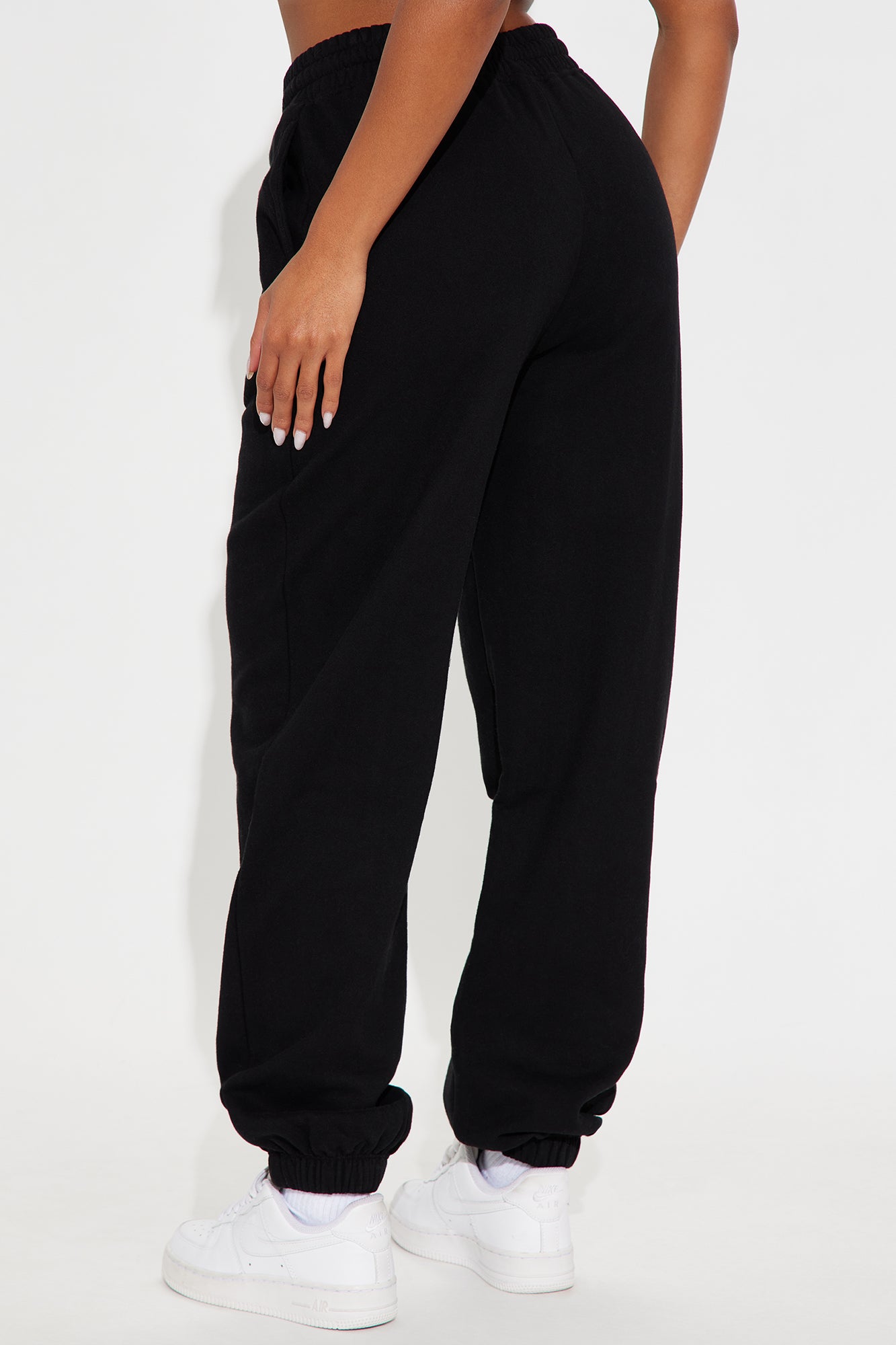 Defined Comfort Fleece Jogger - Black