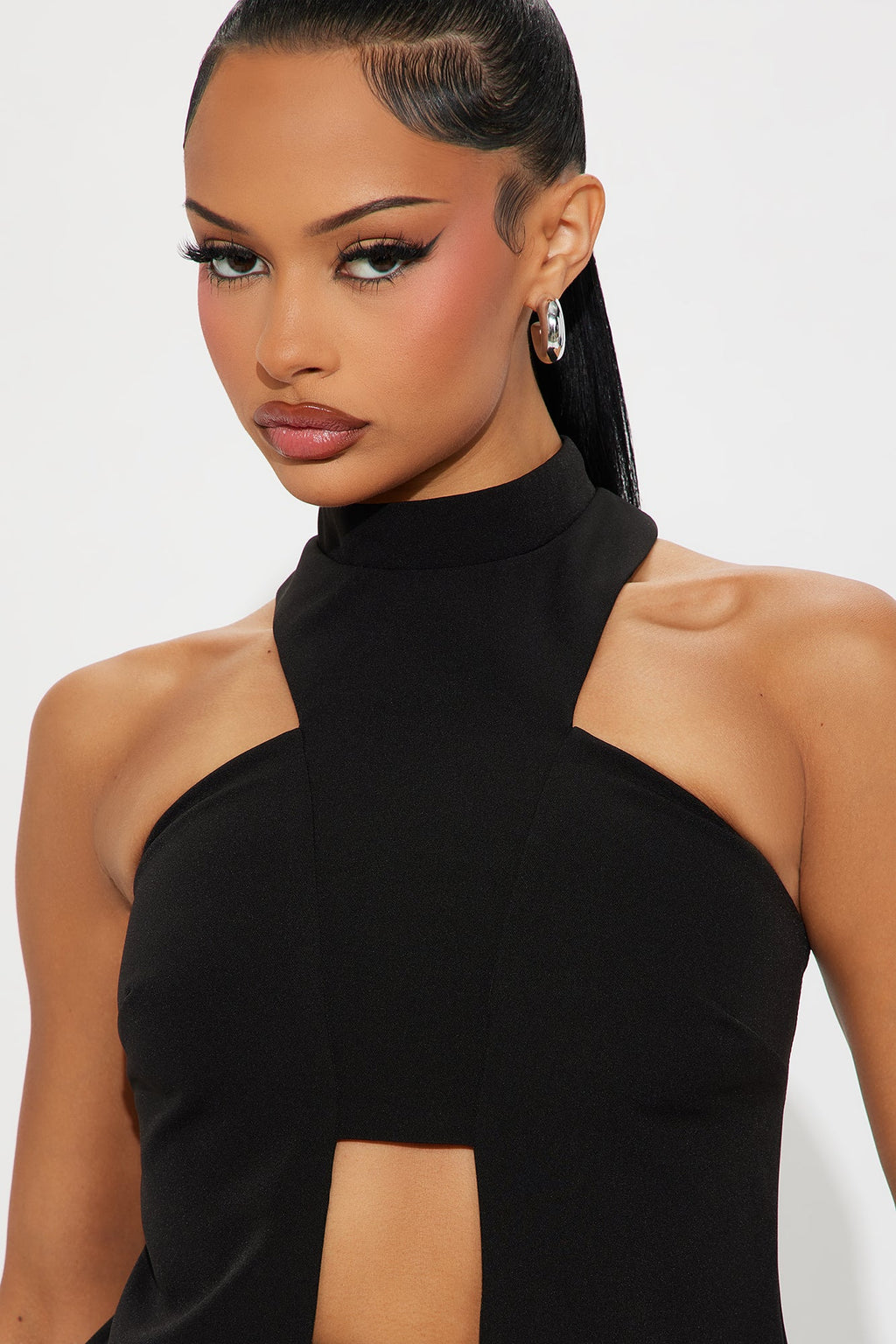 Divine Standard Halter Pant Set - Black 