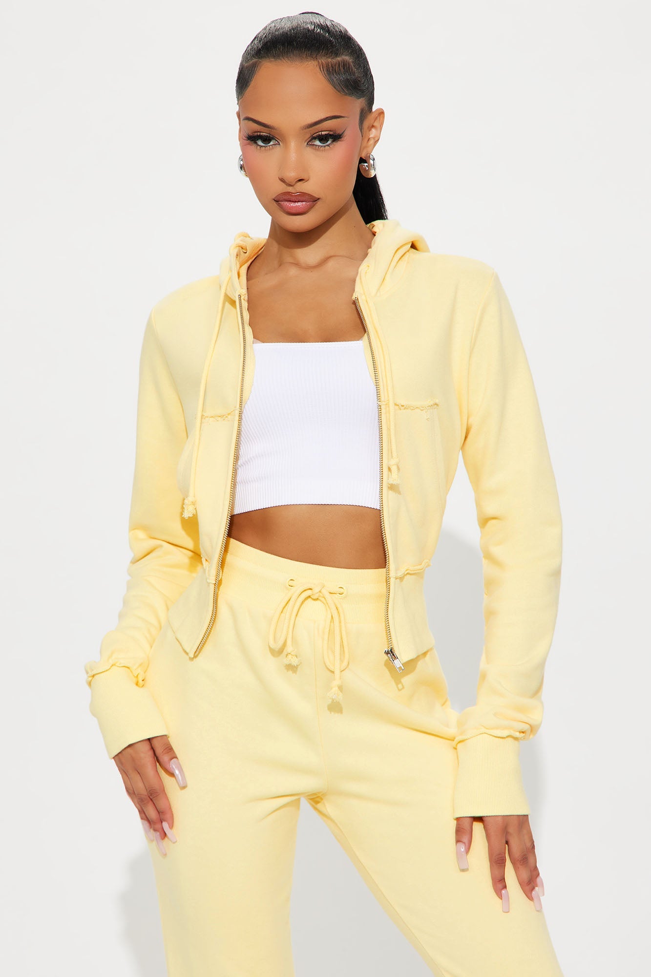 Mellow Moves Pant Set - Yellow 