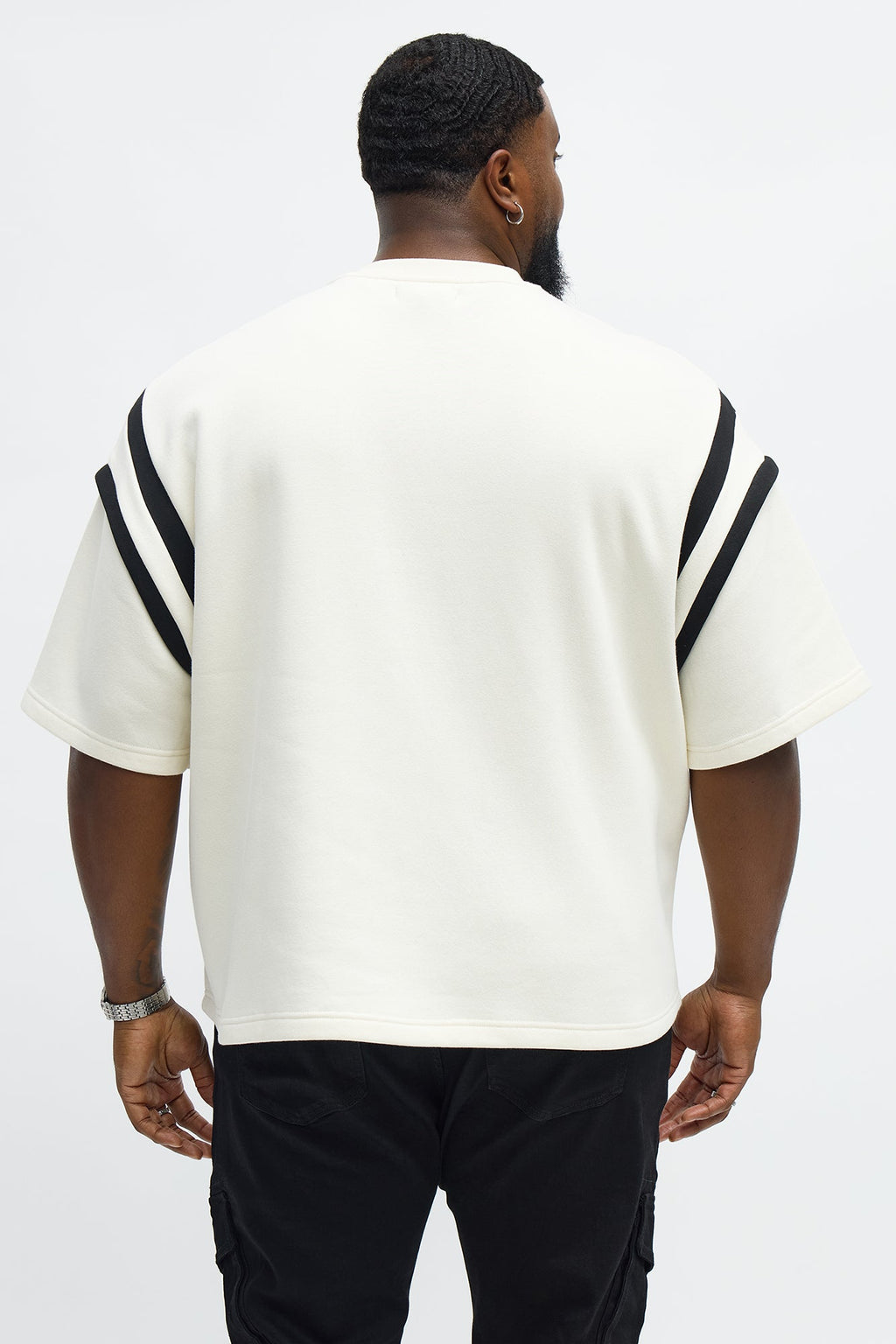 Prospect Boxy Short Sleeve Tee - Cream/combo