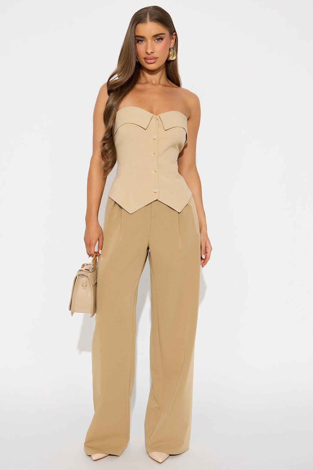 Not On The Checklist Vest Top - Khaki