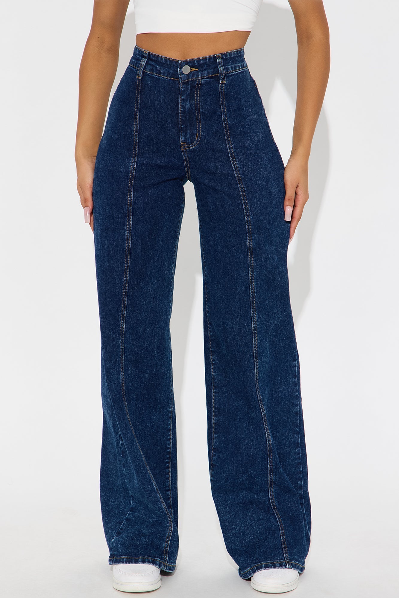 Take Charge Trouser Jeans - Dark Wash